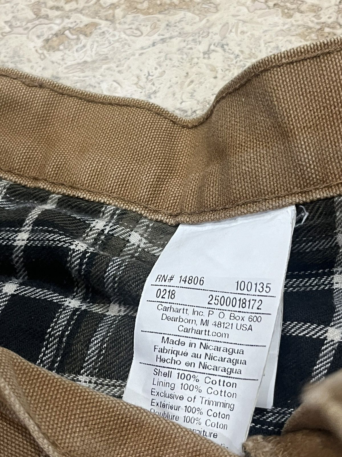 Carhartt Vintage Carhartt B111-BRN Insulated Work Painters Pants Size US 34 / EU 50 - 13 Thumbnail