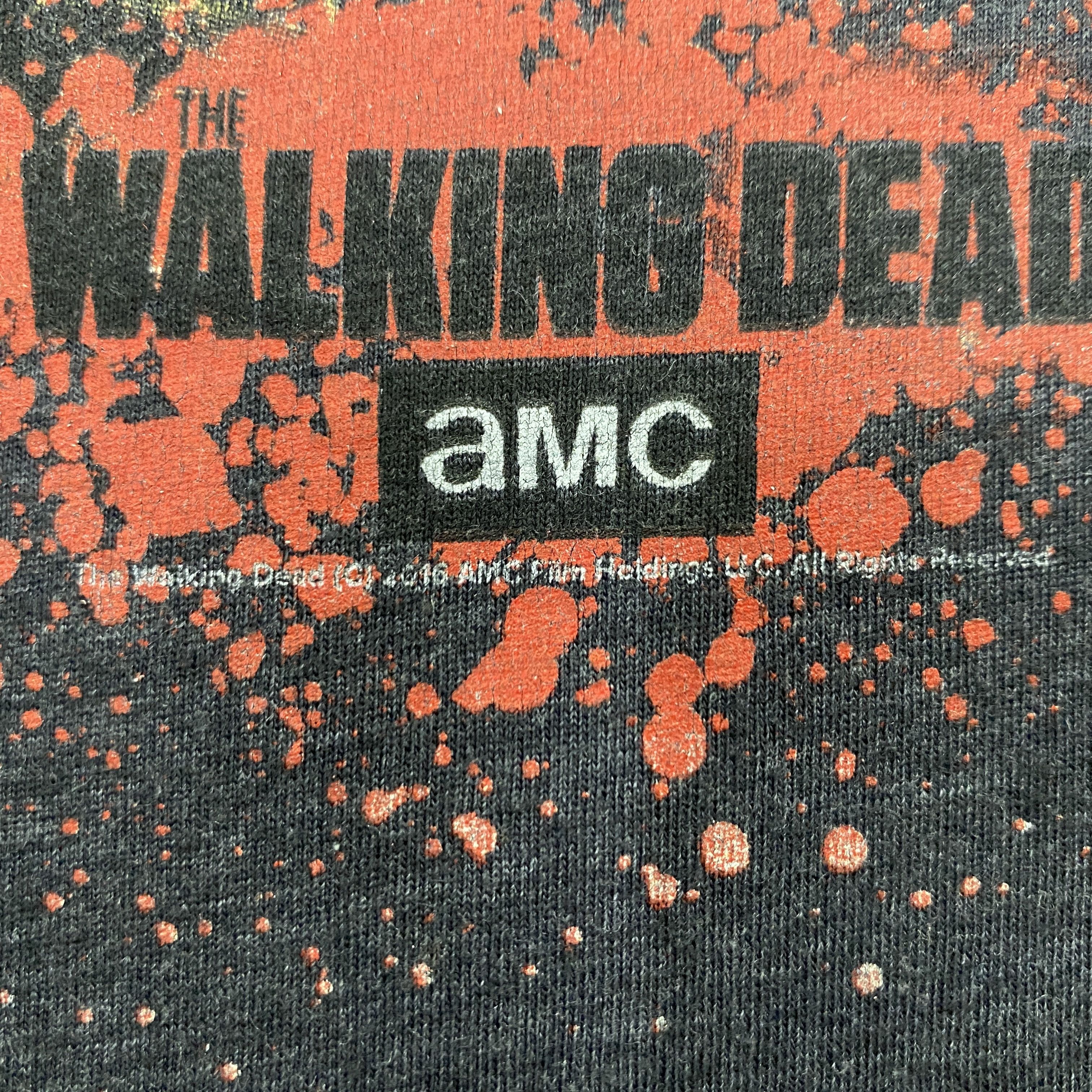 Vintage The Walking Dead T-Shirt Negan Sluggers Tshirt - H085 Size US L / EU 52-54 / 3 - 4 Thumbnail