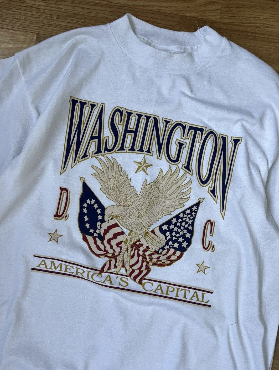 Vintage Vintage Washington T-shirt Size US L / EU 52-54 / 3 - 2 Thumbnail