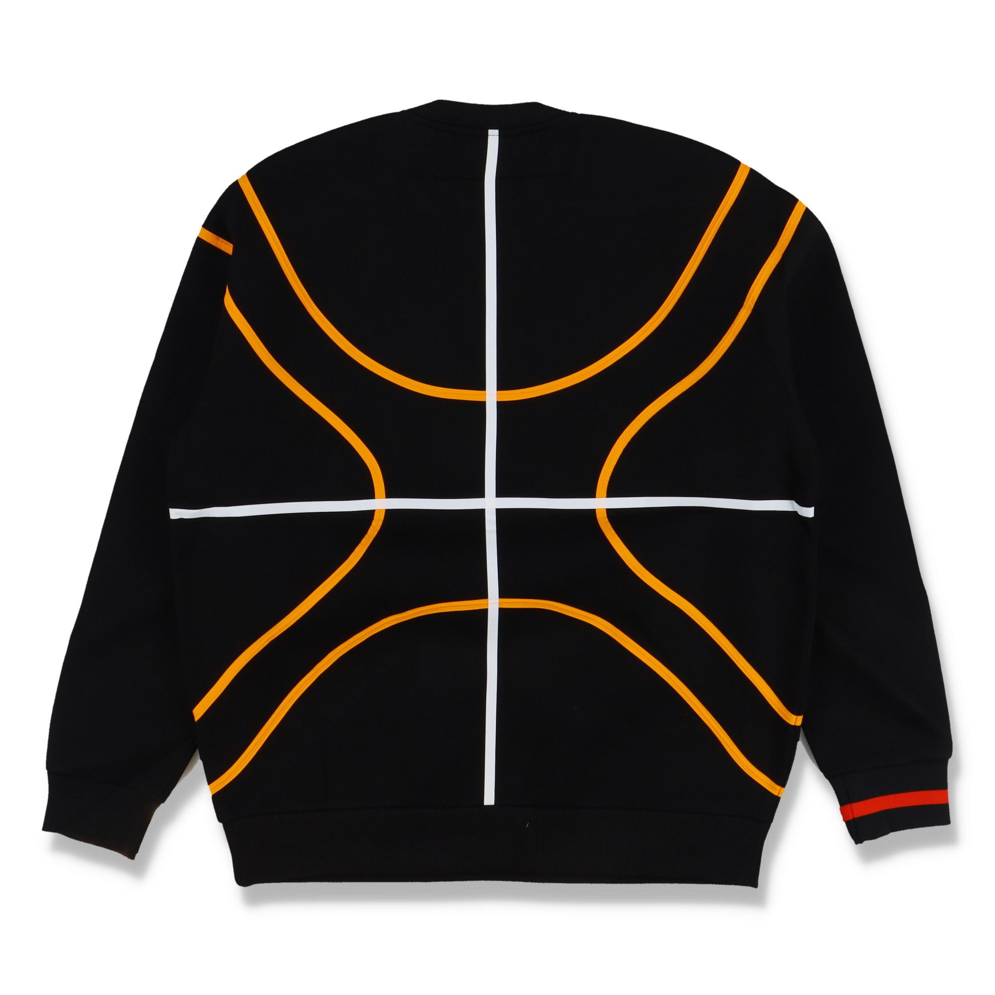 Givenchy Black Neoprene Basketball Pitch Oversized Sweatshirt Size US S / EU 44-46 / 1 - 8 Thumbnail