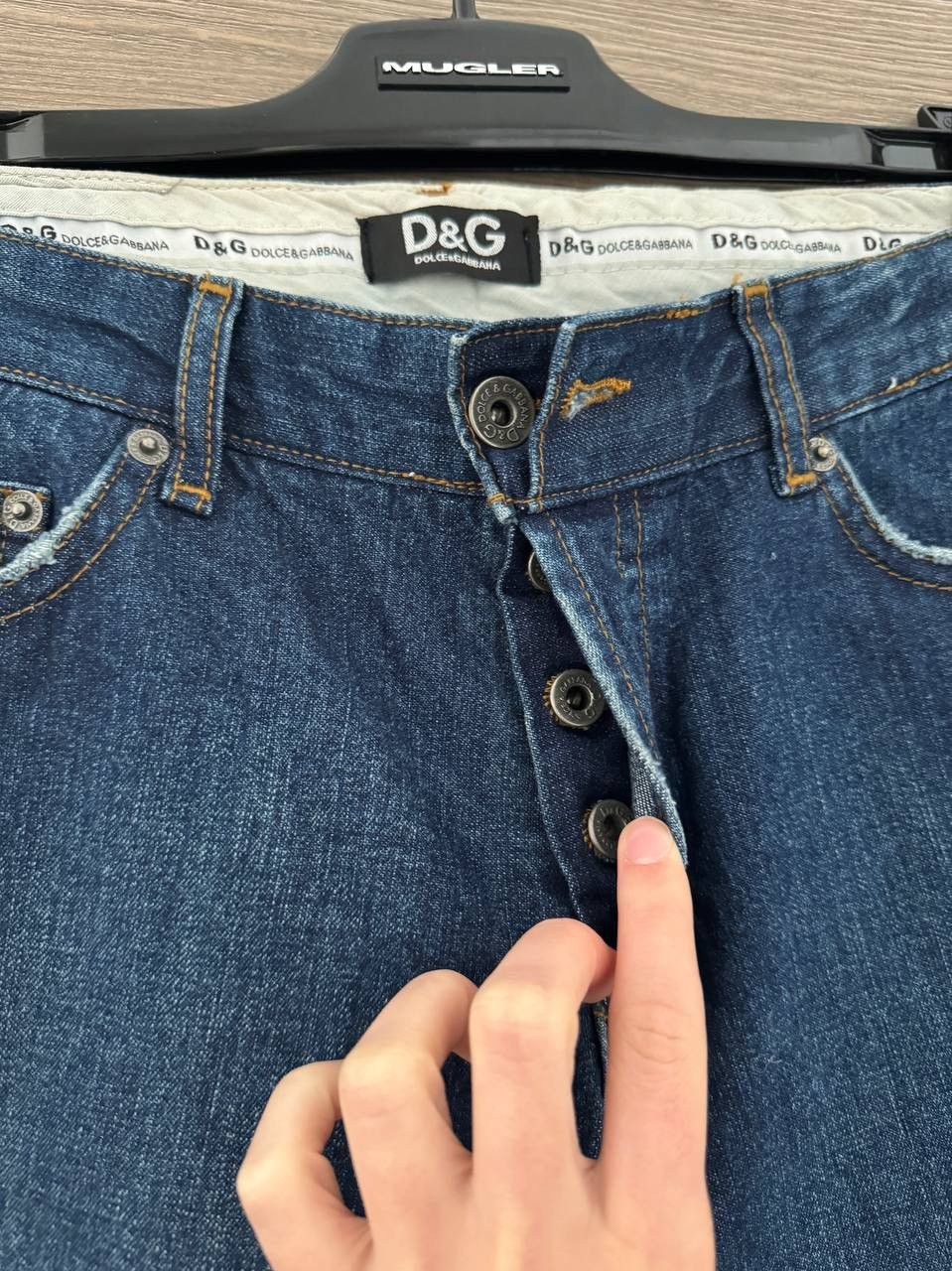 Dolce & Gabbana × If Six Was Nine × Vintage Y2K Dolce&Gabbana Jeans Pants Logo Size 30" / US 8 / IT 44 - 6 Thumbnail