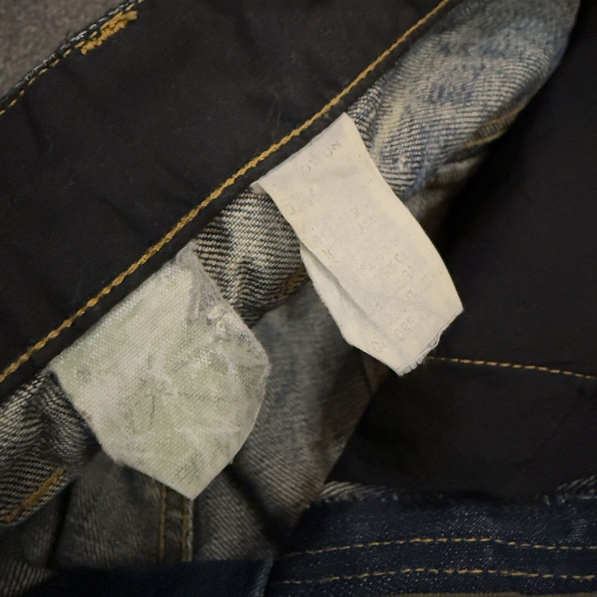 Seditionaries 🔥🇯🇵 Japanese Distressed Fiberops Thrashed Denim Size US 34 / EU 50 - 16 Thumbnail