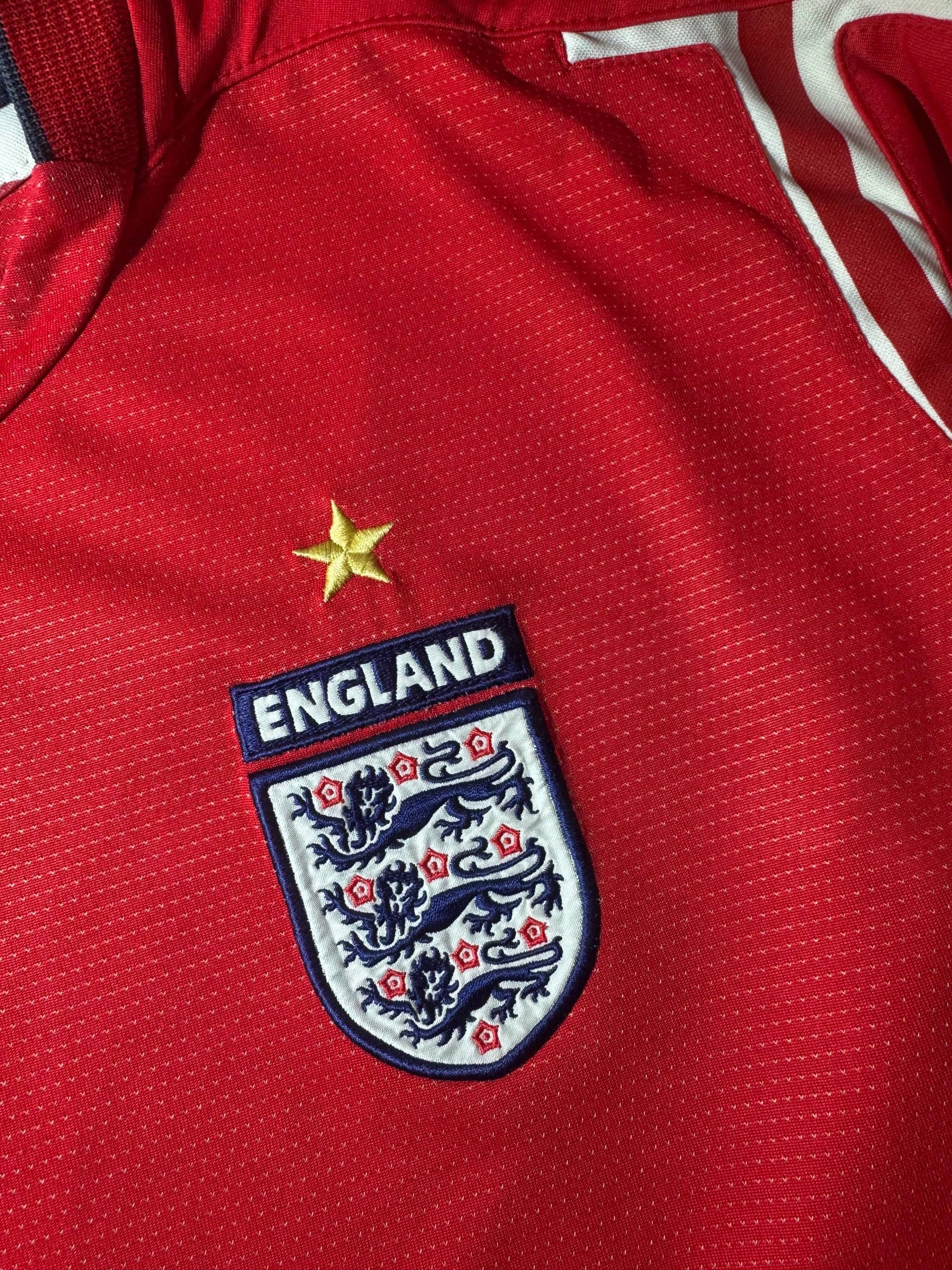Umbro England 2004/06 Umbro Football T-shirt Soccer Jersey Size US XXL / EU 58 / 5 - 4 Thumbnail