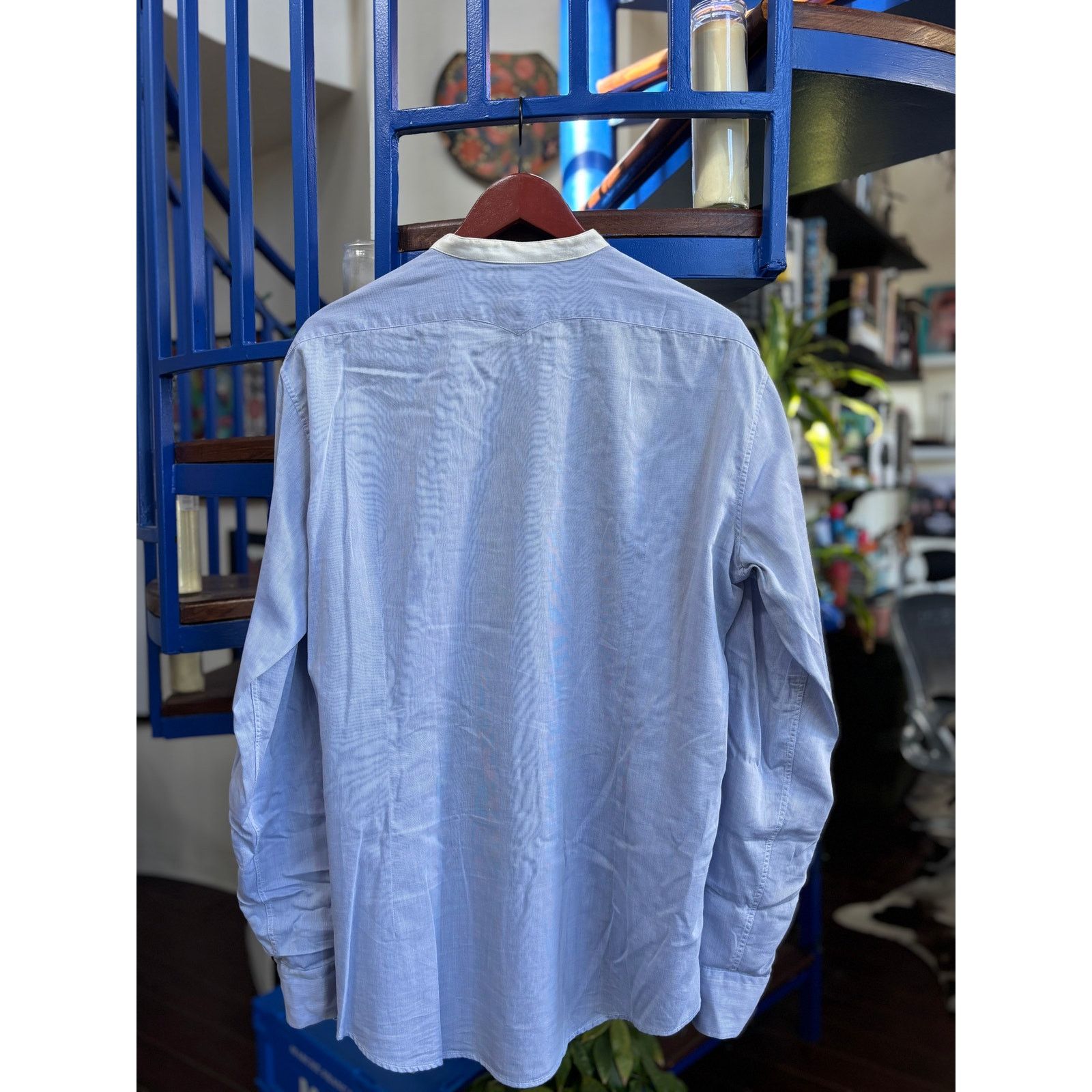 Massimo Alba Massimo Alba, Made in Italy, Blue Band Collar, Size XL Size US XL / EU 56 / 4 - 2 Thumbnail