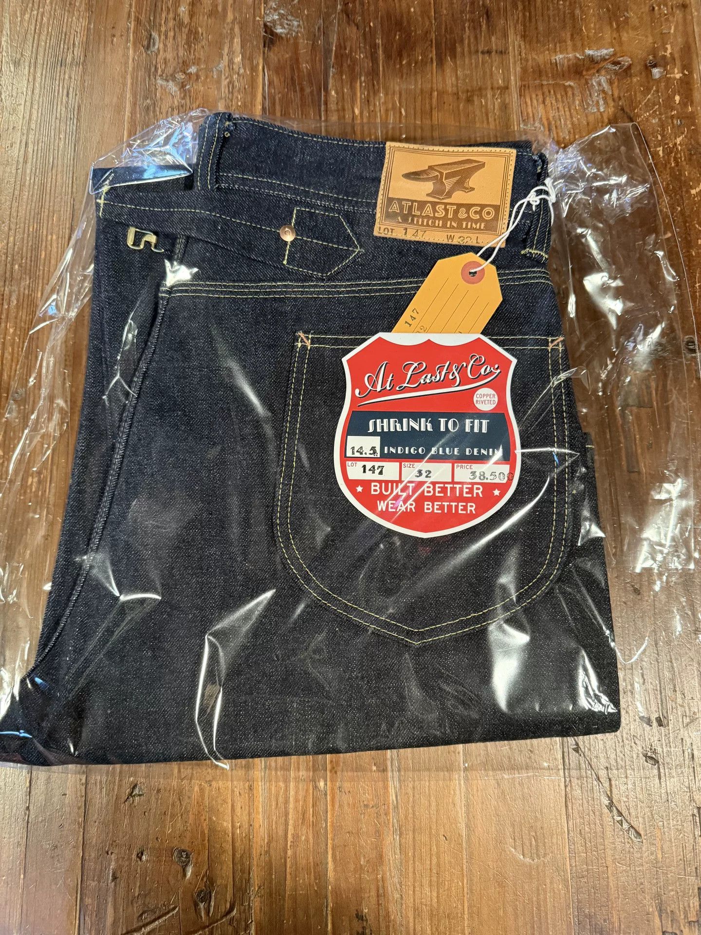 At Last & Co atlast&co 14.5oz Indigo Denim Size US 32 / EU 48 - 1 Preview
