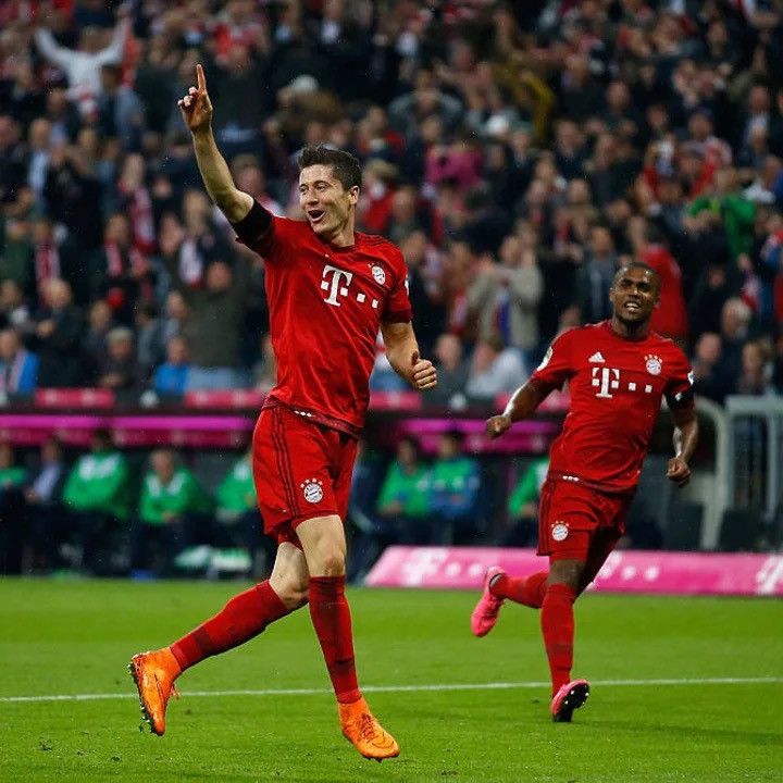 Adidas × Vintage BAYERN ADIDAS 2015/2016 FOOTBALL HOME JERSEY #9 LEWANDOWSKI Size US XL / EU 56 / 4 - 17 Thumbnail