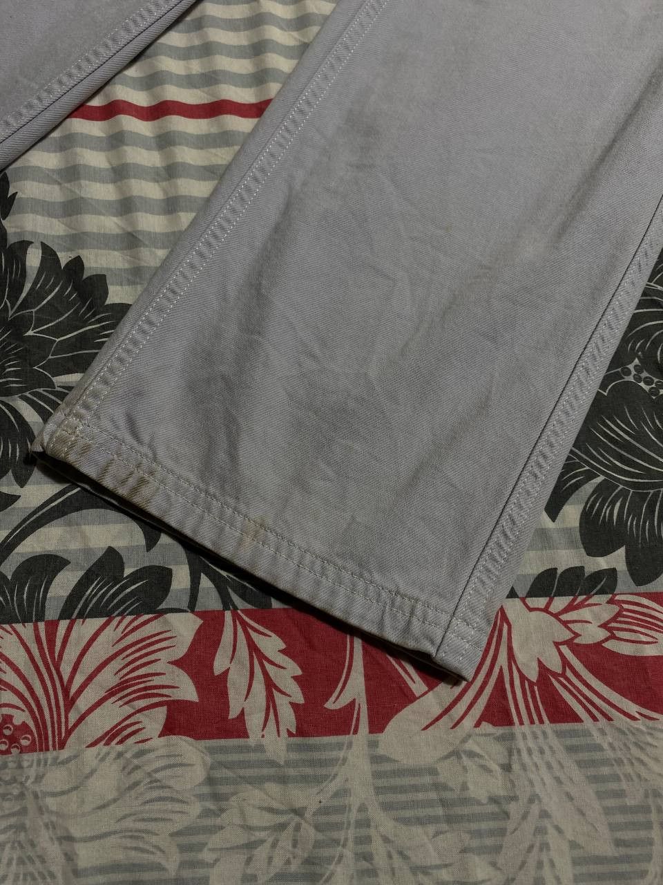 Japanese Brand Crazy Crash Dirty Baggy Faded Jean Japan Avant Garde Style Size US 32 / EU 48 - 7 Thumbnail