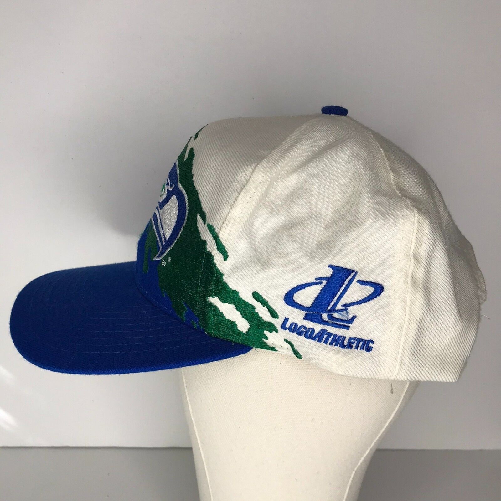 Pro Line Vintage 90s Seattle Seahawks Pro Line Splash Snapback Hat Size ONE SIZE - 8 Thumbnail