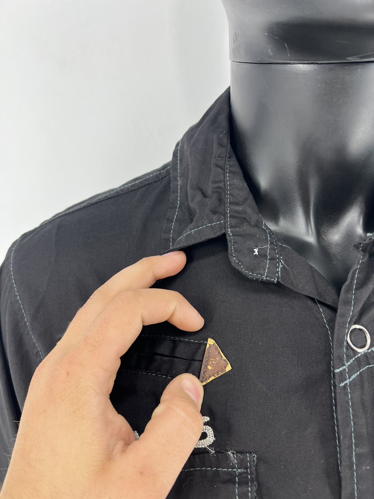 G-Star × Raw State × Vintage Vintage Y2K G Star Raw Men’s Black Shirt With Big Logo Size US L / EU 52-54 / 3 - 8 Thumbnail