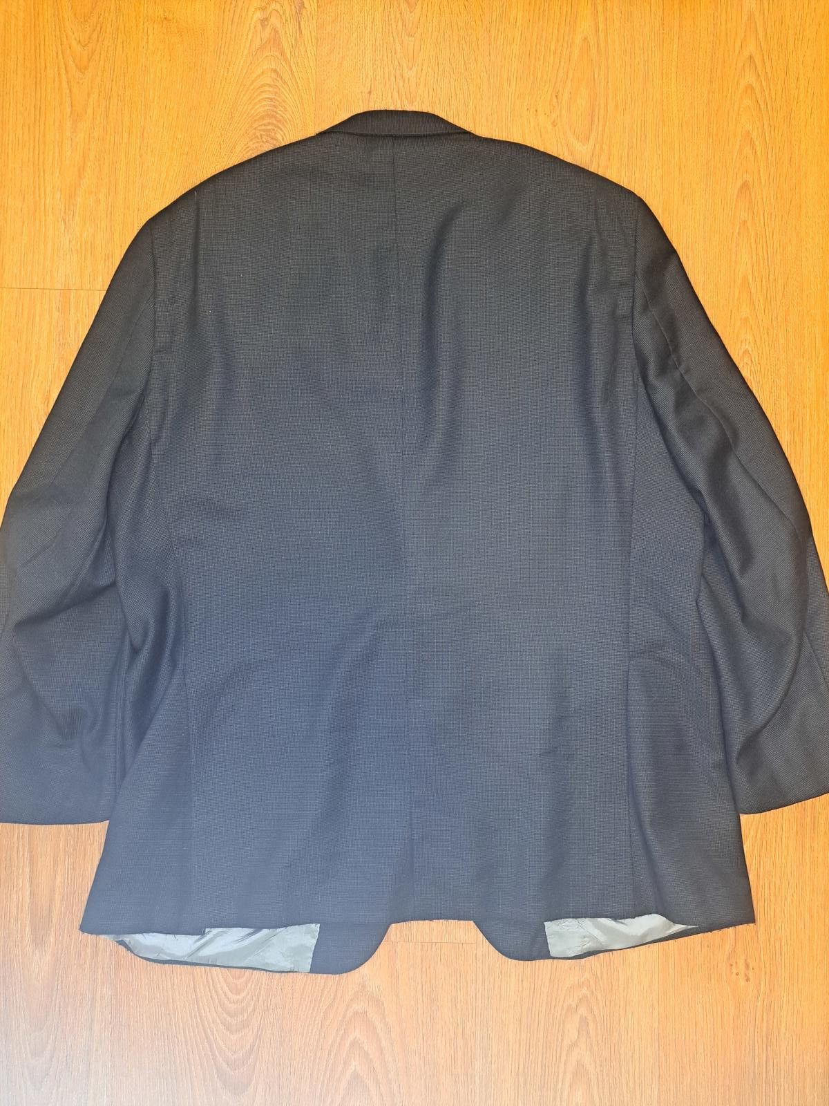 Hart Schaffner Marx Hart Scaffner Marx REDA Gold Trumpeter Suit 48L 36x31 Gray Size 48L - 12 Thumbnail