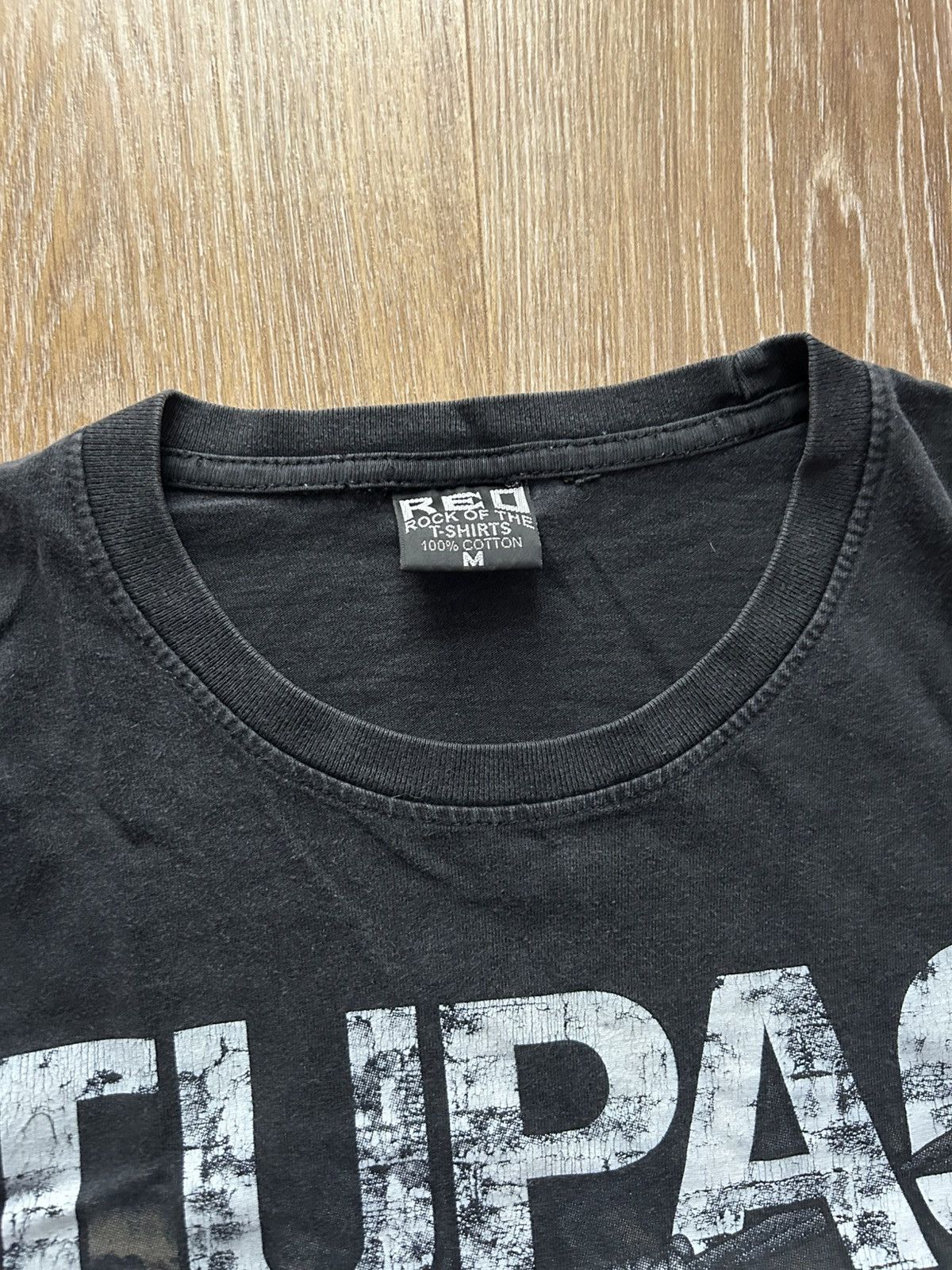 Rap Tees Vintage Rare 2Pac Tupak Shakur bootleg T-Shirt - Medium Size US M / EU 48-50 / 2 - 3 Thumbnail
