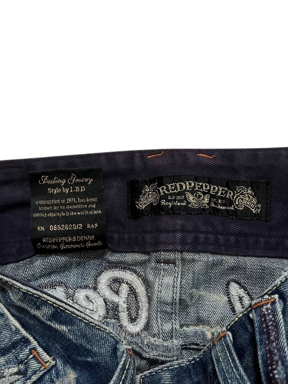 Japanese Brand Flared RedPepper Wings low rise distressed mud rusty bootcut Size US 29 - 13 Thumbnail