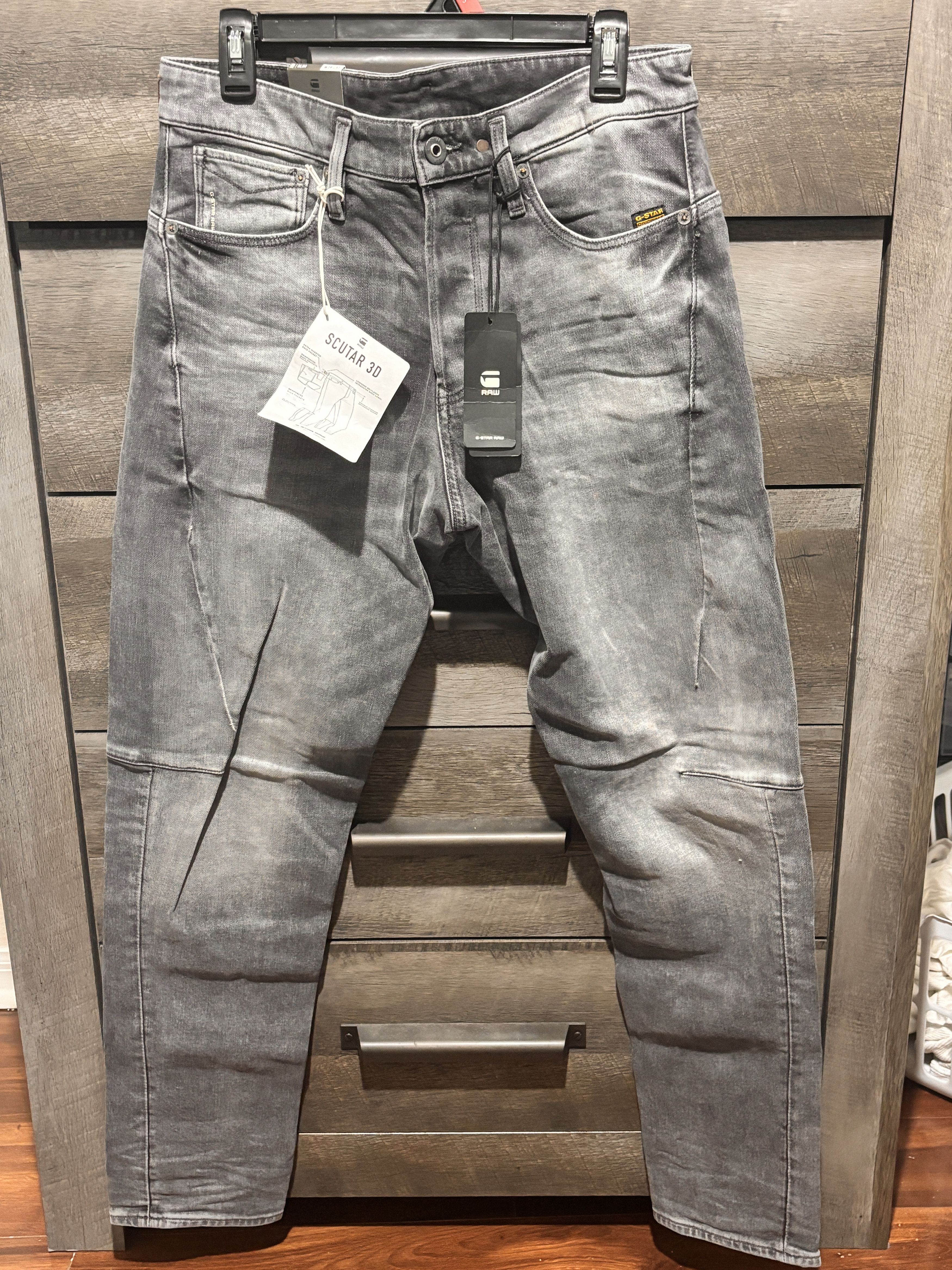 G-Star G-Star Raw Scutar 3D Slim Tapered Jeans Size US 29 - 1 Thumbnail