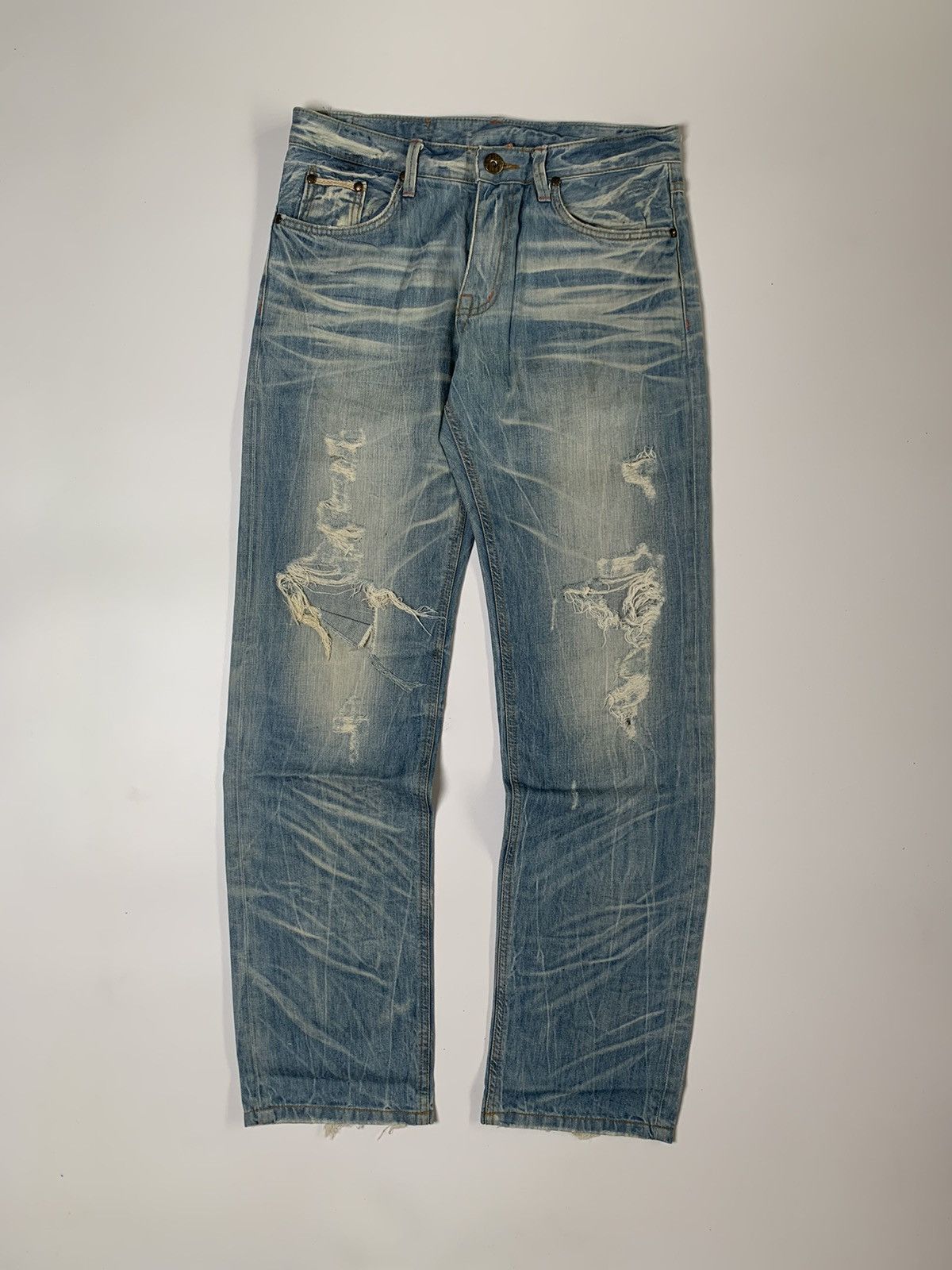 Vintage skate plan b clawmark distressed jeans