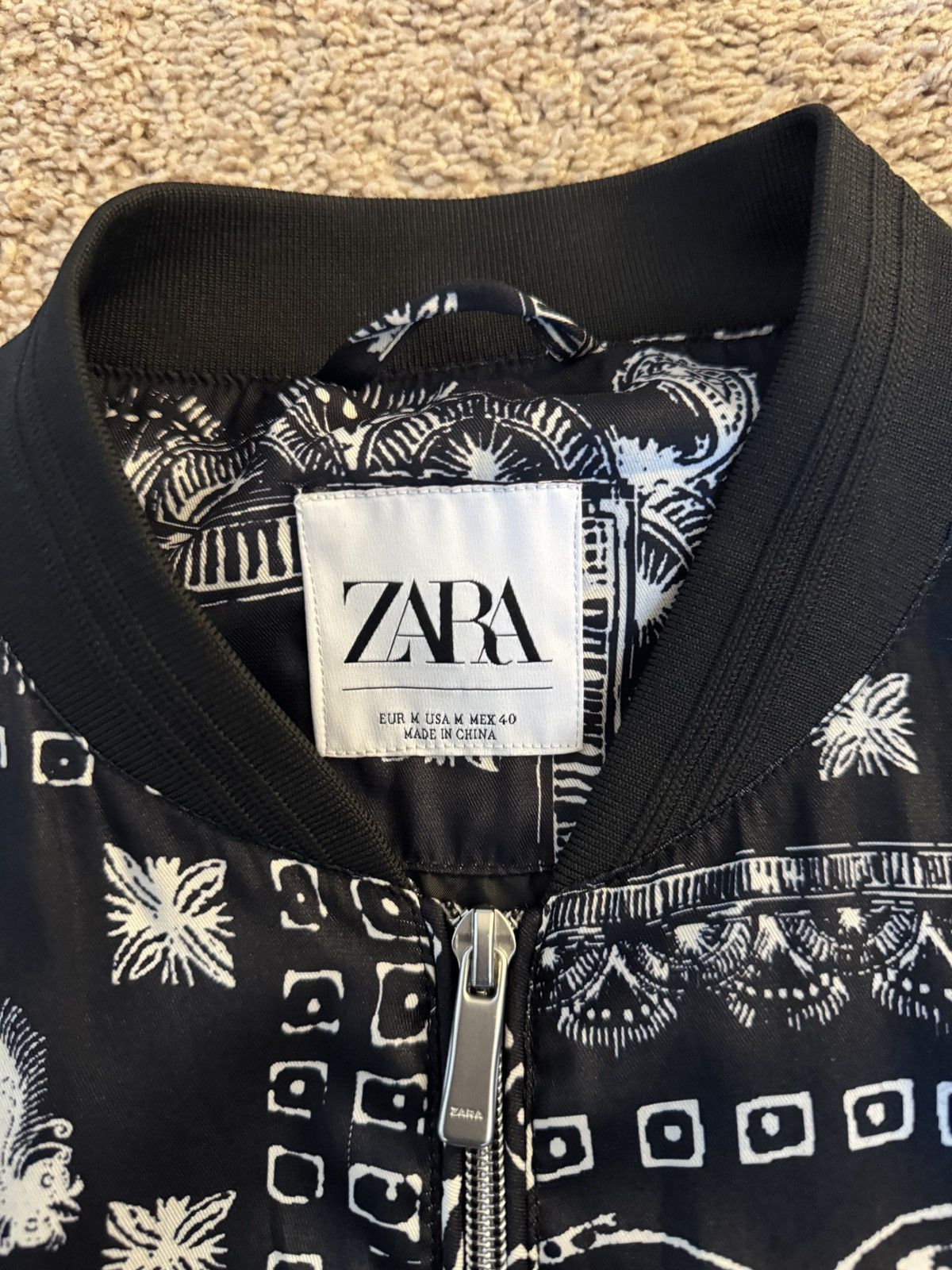 Zara ZARA Bandana jacket Size US M / EU 48-50 / 2 - 3 Thumbnail
