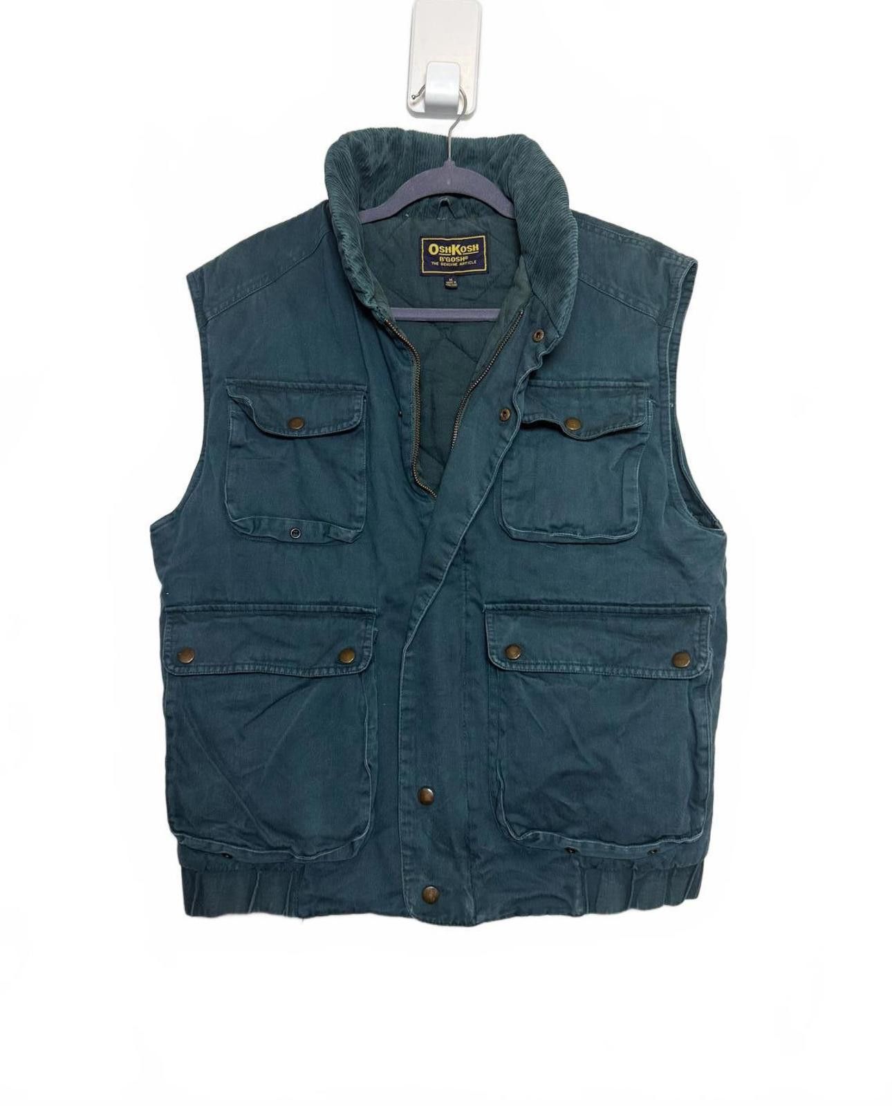 Other Vintage 90s 80s OshKosh B'gosh Men's Utility Puffer Vest Size US M / EU 48-50 / 2 - 1 Thumbnail