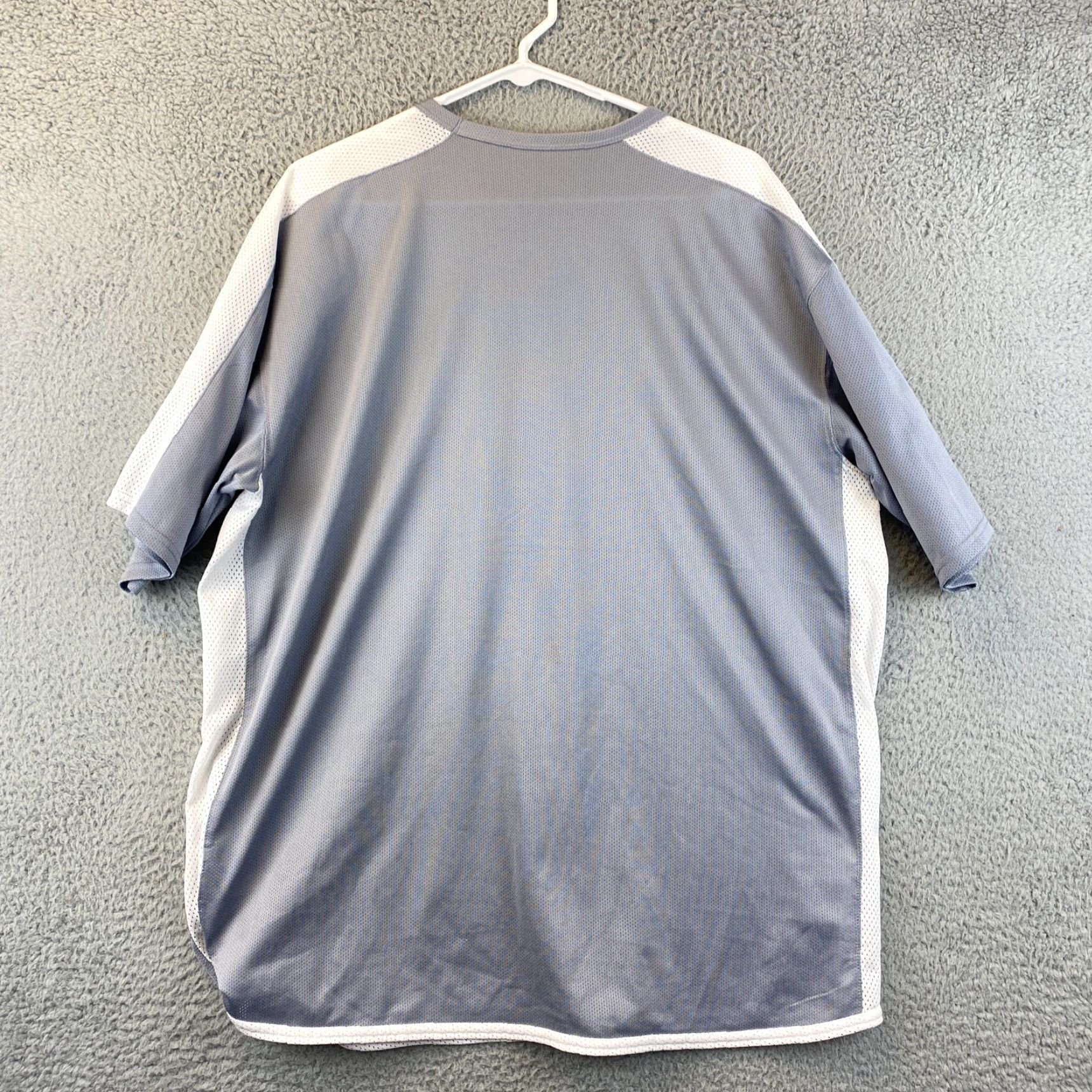 Nike Nike Dri-Fit Short Sleeve T Shirt Men's XL Extra Large Gray White /83-34 Size US XL / EU 56 / 4 - 8 Thumbnail
