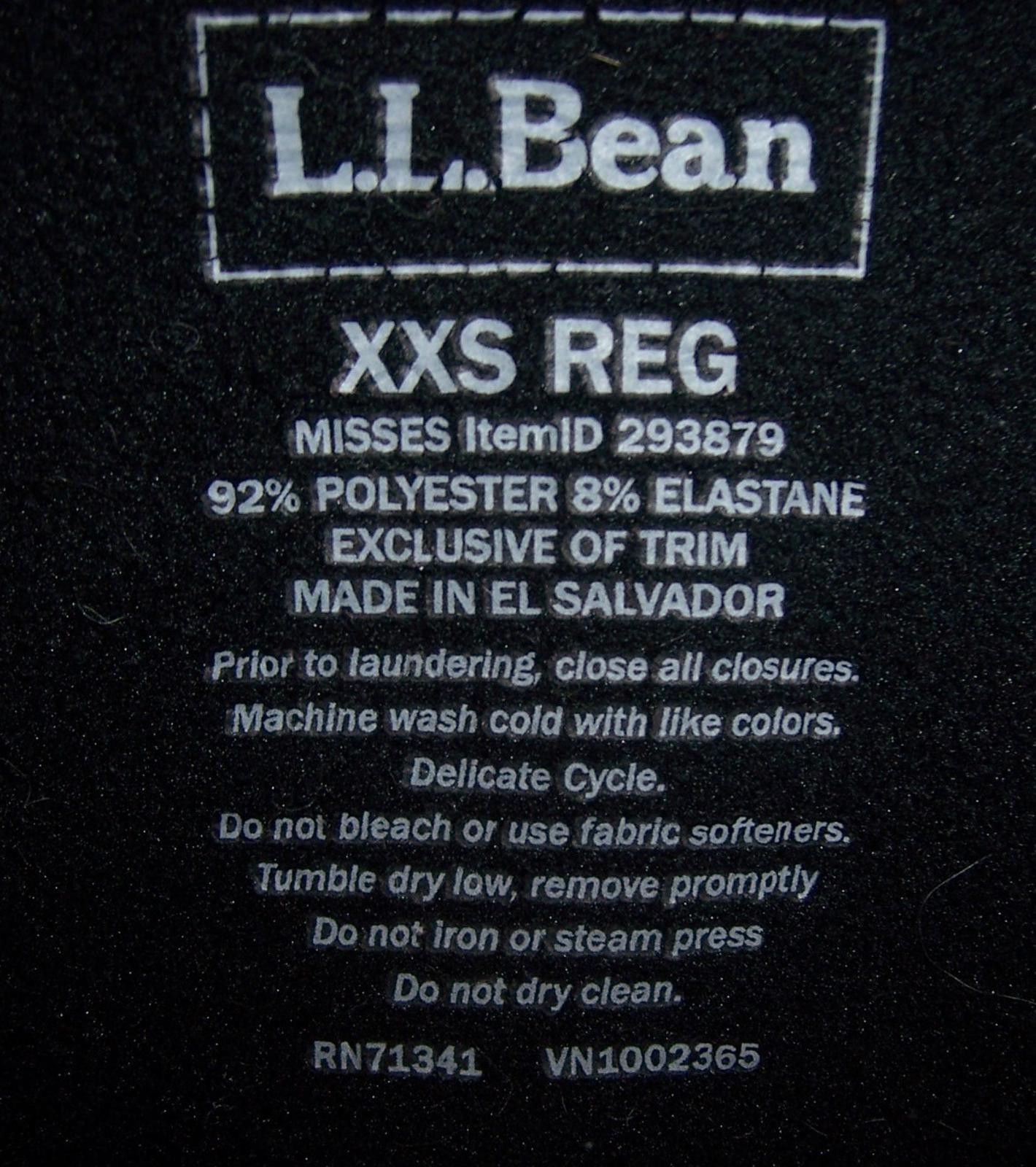 L.L. Bean L.L.Bean Women's Full-Zip Performance Jacket-Black/Grey-XXS Size XXS / US 00 / IT 34 - 5 Thumbnail