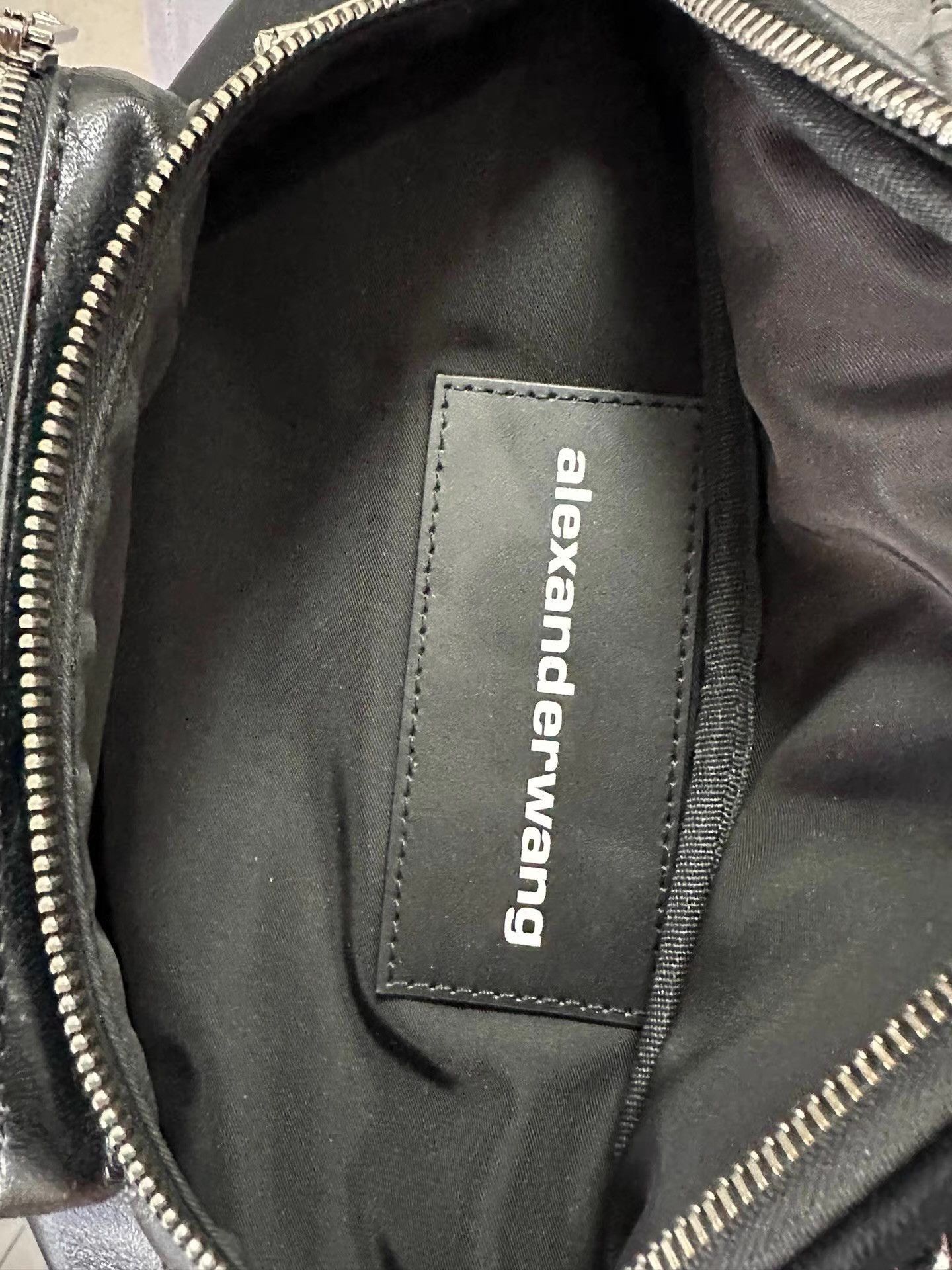 Alexander McQueen Black Leather Fanny Pack with Multiple Zippers and Chain Size ONE SIZE - 5 Thumbnail