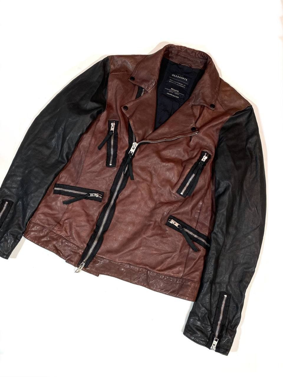 Allsaints Allsaints Men Leather Jacket Size US S / EU 44-46 / 1 - 3 Thumbnail