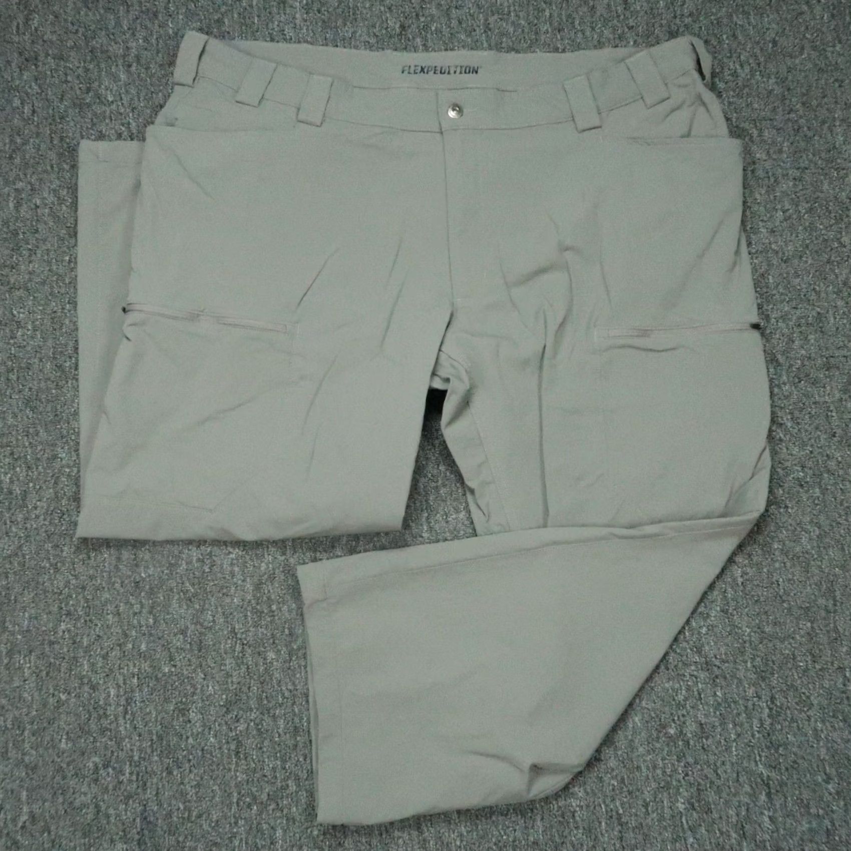 Vintage Duluth Pants Mens 46x32 Gray Flexpedition Relaxed Fit Cargo Workwear Shirt Size US 30 / EU 46 - 2 Thumbnail