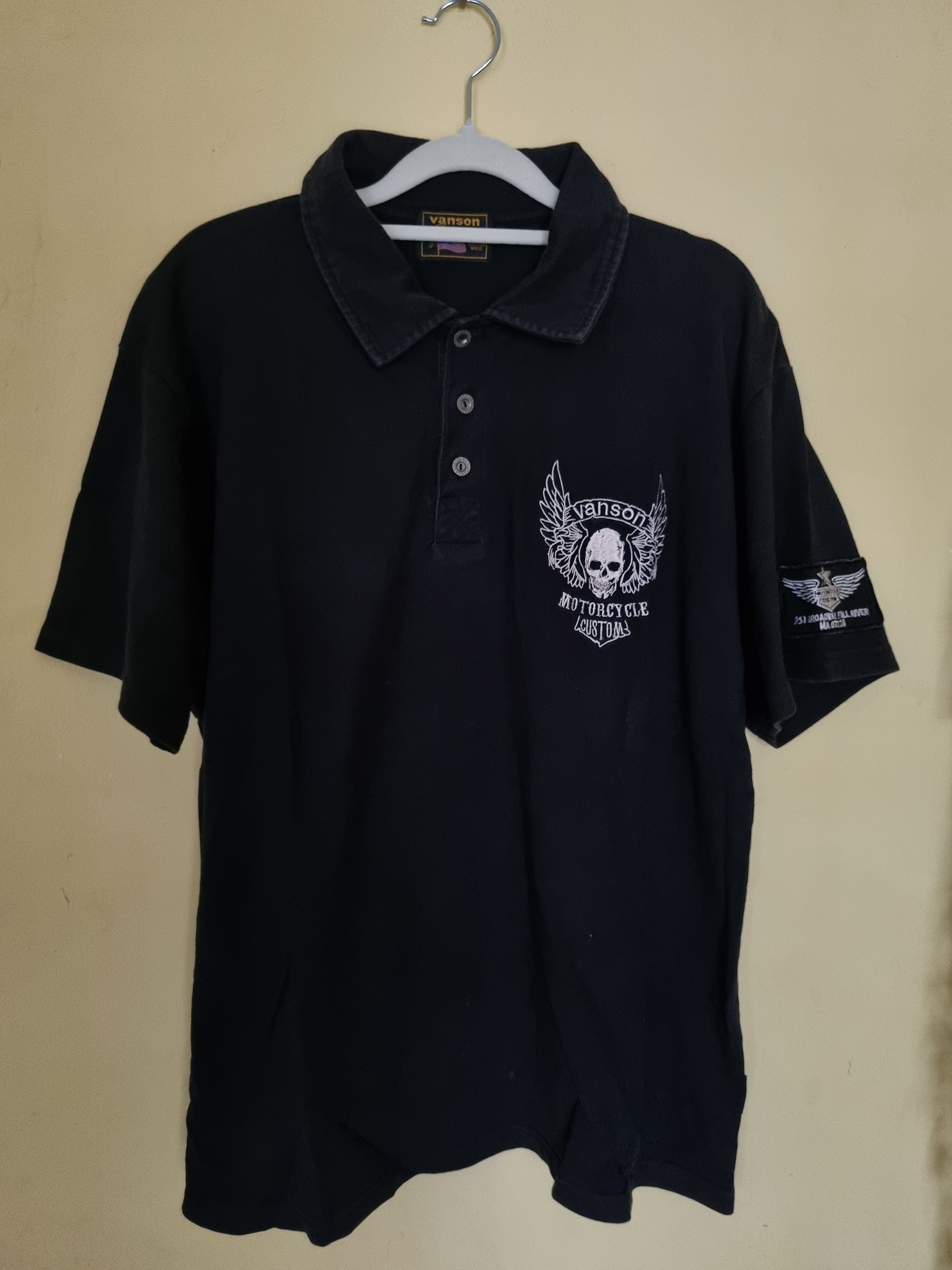 Vanson Leathers Vanson Leathers Polo Shirt Size US XL / EU 56 / 4 - 2 Thumbnail