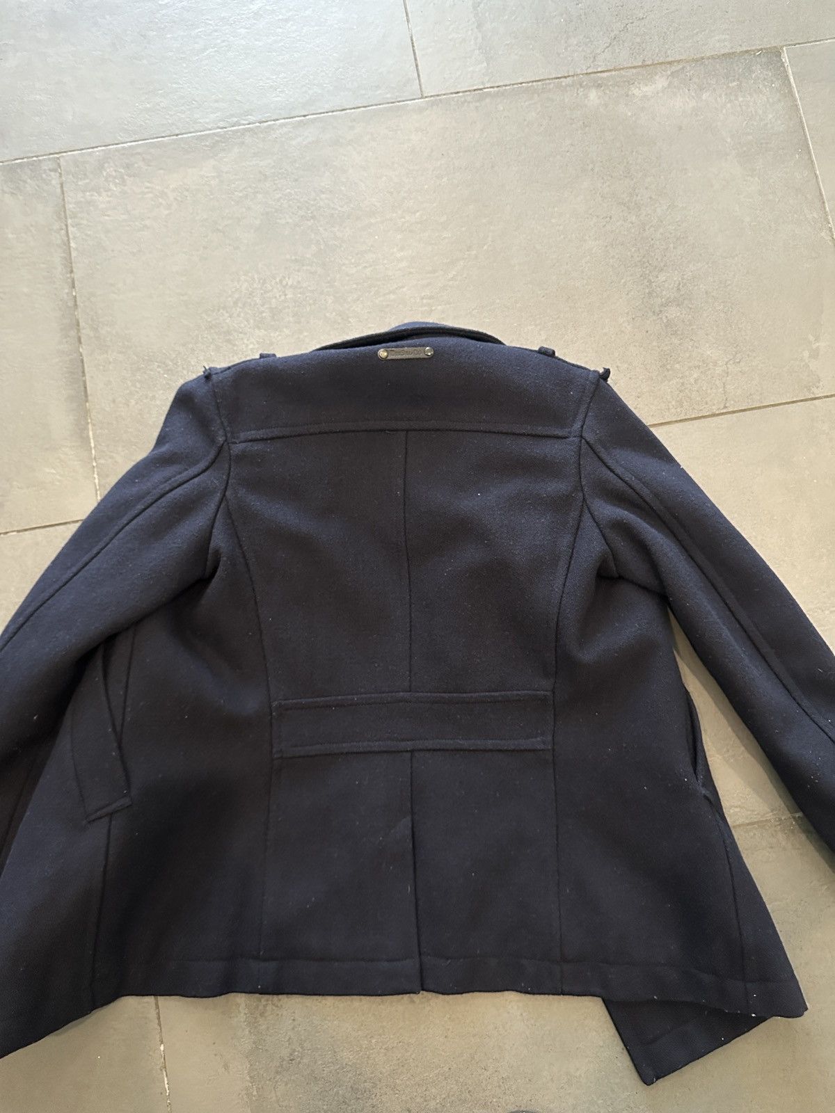 Diesel × Vintage Vintage 90s Diesel Military Style Peacoat Size US S / EU 44-46 / 1 - 4 Thumbnail