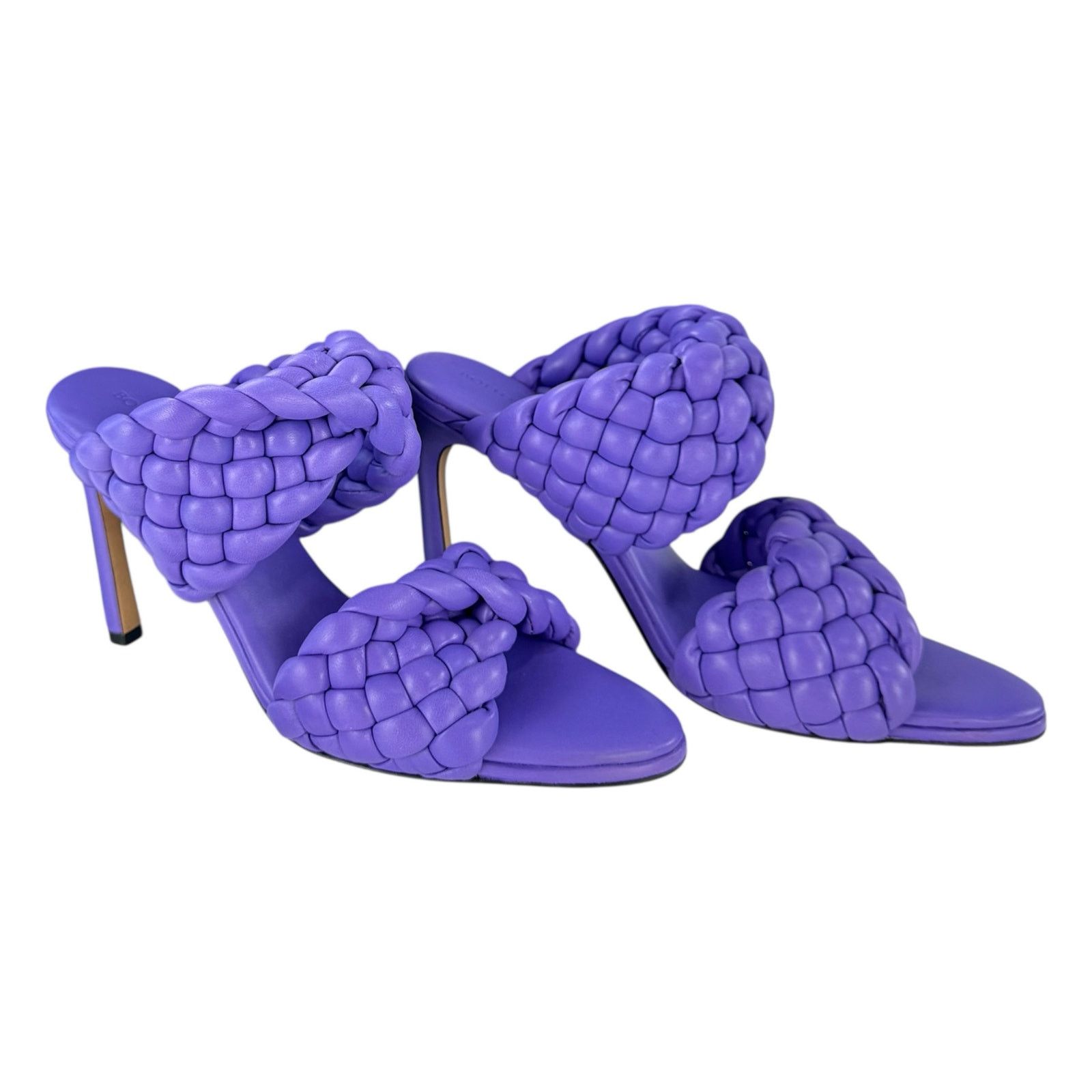 Bottega Veneta Padded Curve Leather Heels