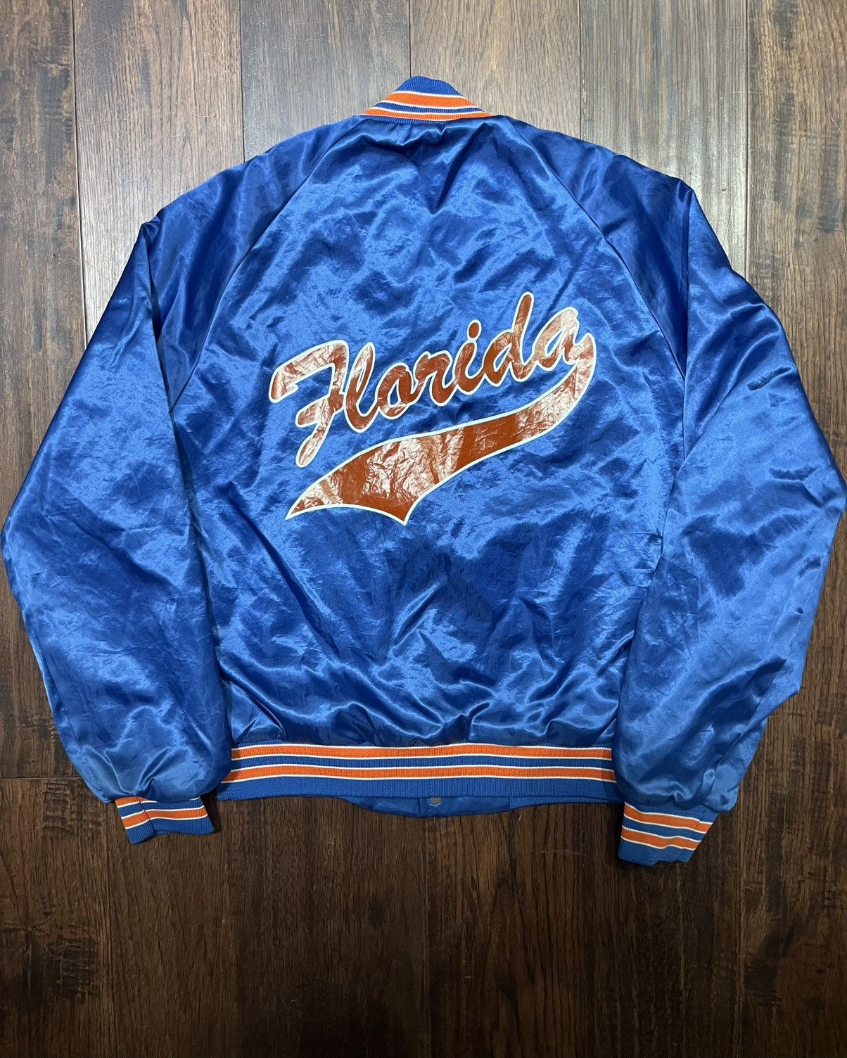 NCAA Vintage Florida Gators Locker Line Satin Jacket Size US M / EU 48-50 / 2 - 1 Thumbnail