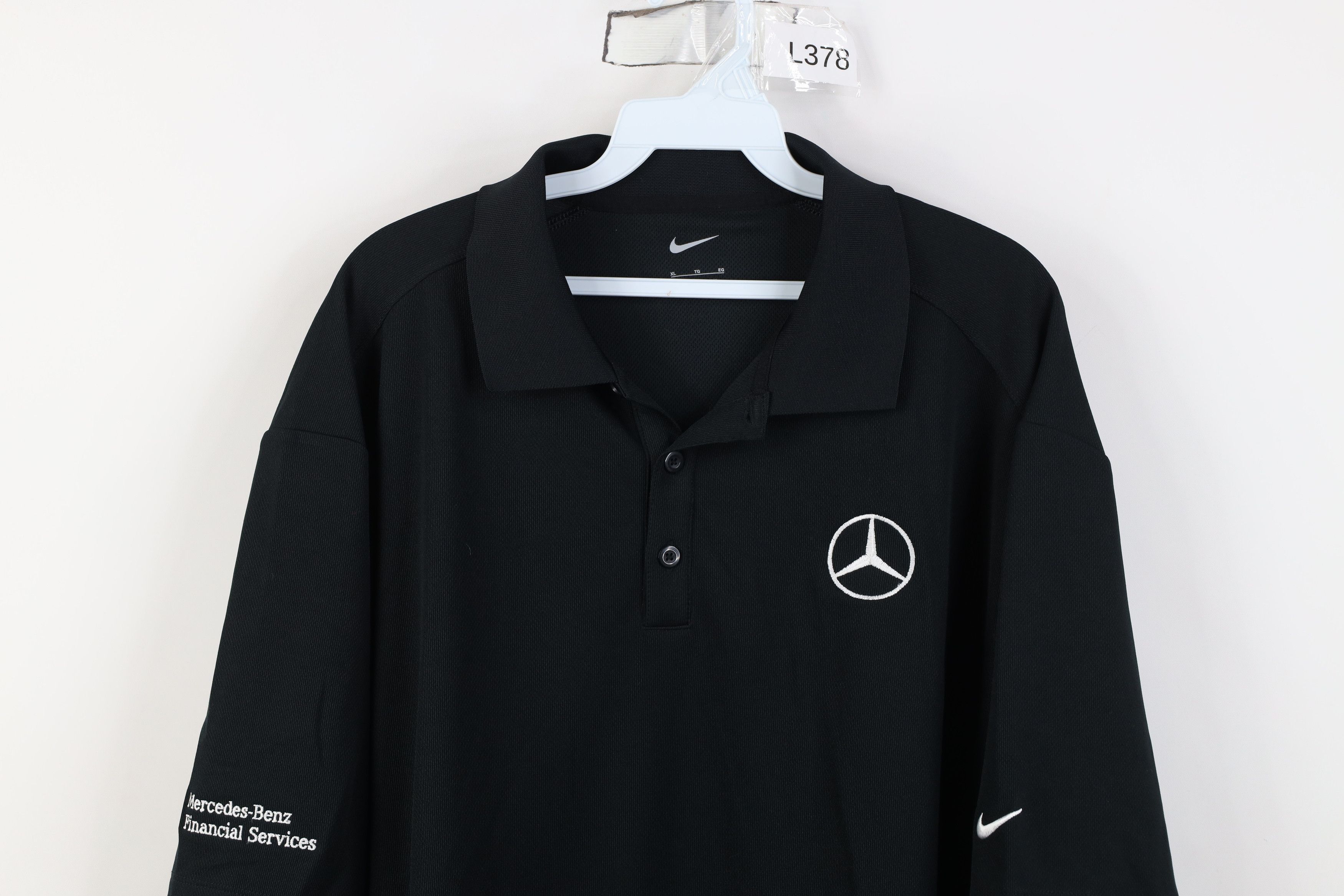 Nike Nike Golf Mercedes Benz Financial Services Polo Shirt Black Size US XL / EU 56 / 4 - 2 Thumbnail