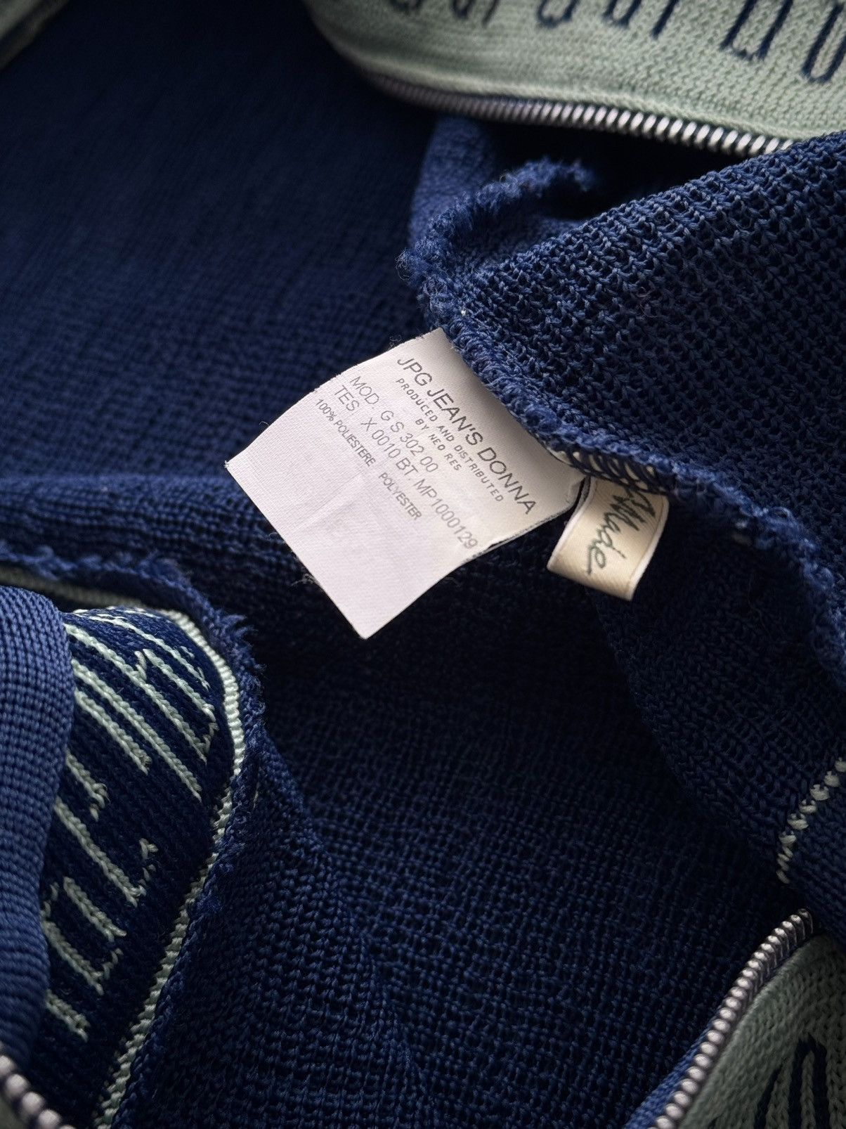 Jean Paul Gaultier Vintage 2000s Jean Paul Gaultier Monogram Knit Top Size M / US 6-8 / IT 42-44 - 8 Thumbnail