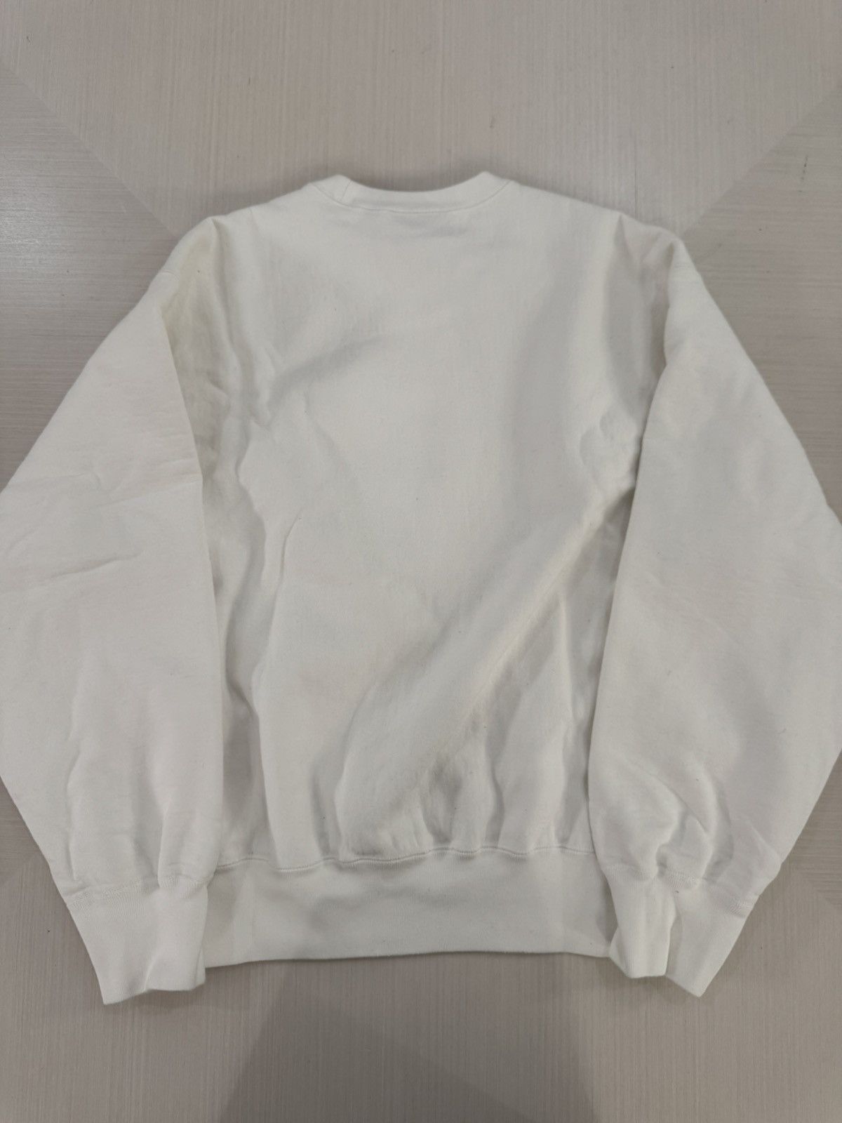 Supreme Supreme Washed Box Logo Crewneck Size S White SS25 USED Size US S / EU 44-46 / 1 - 3 Thumbnail