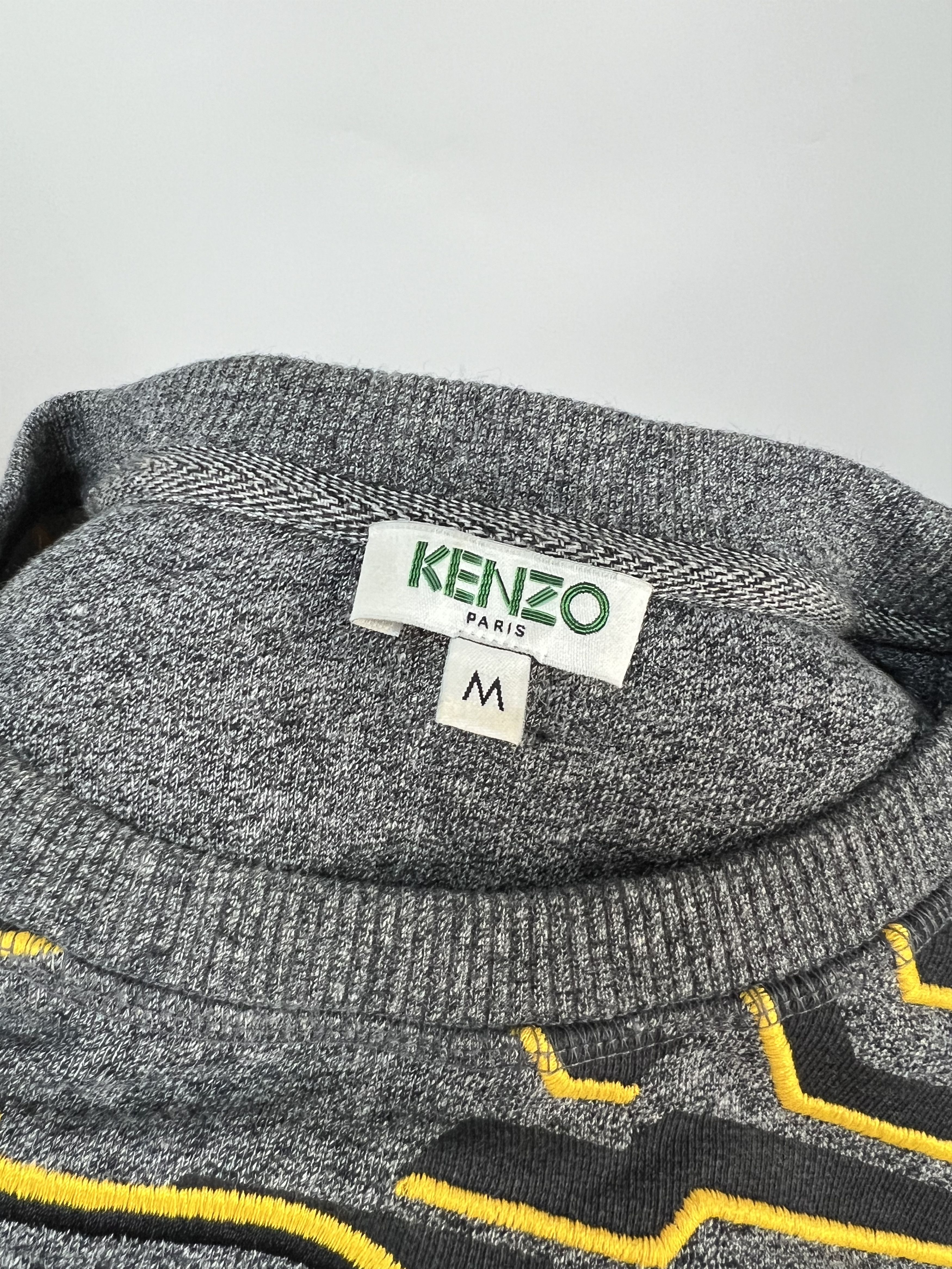 Kenzo Kenzo Women’s Gray Sweatshirt Tiger Big Logo Size M Size M / US 6-8 / IT 42-44 - 6 Thumbnail