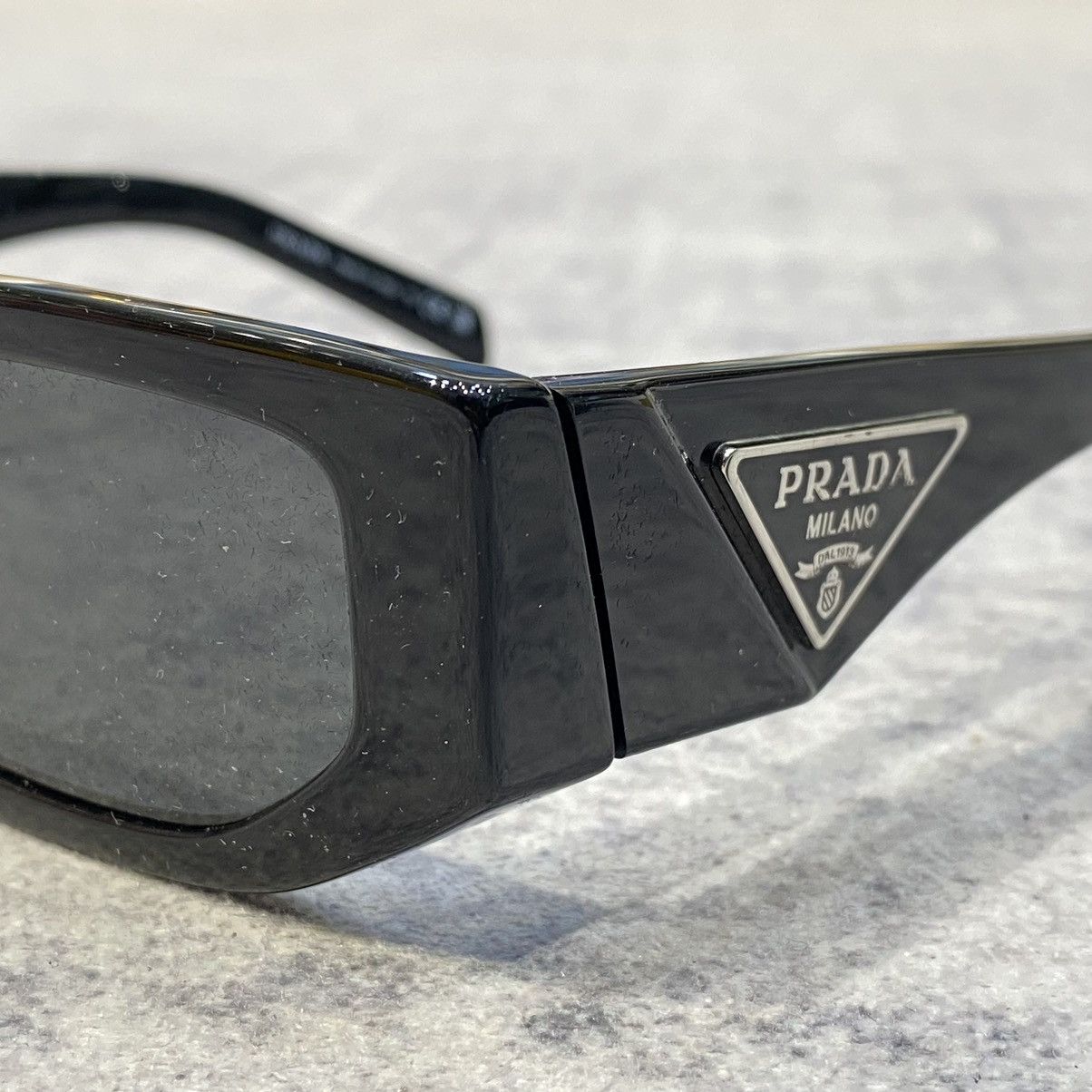 Prada PRADA 0PR 09ZS 1AB5S0 BLACK DARK GREY Size ONE SIZE - 2 Thumbnail