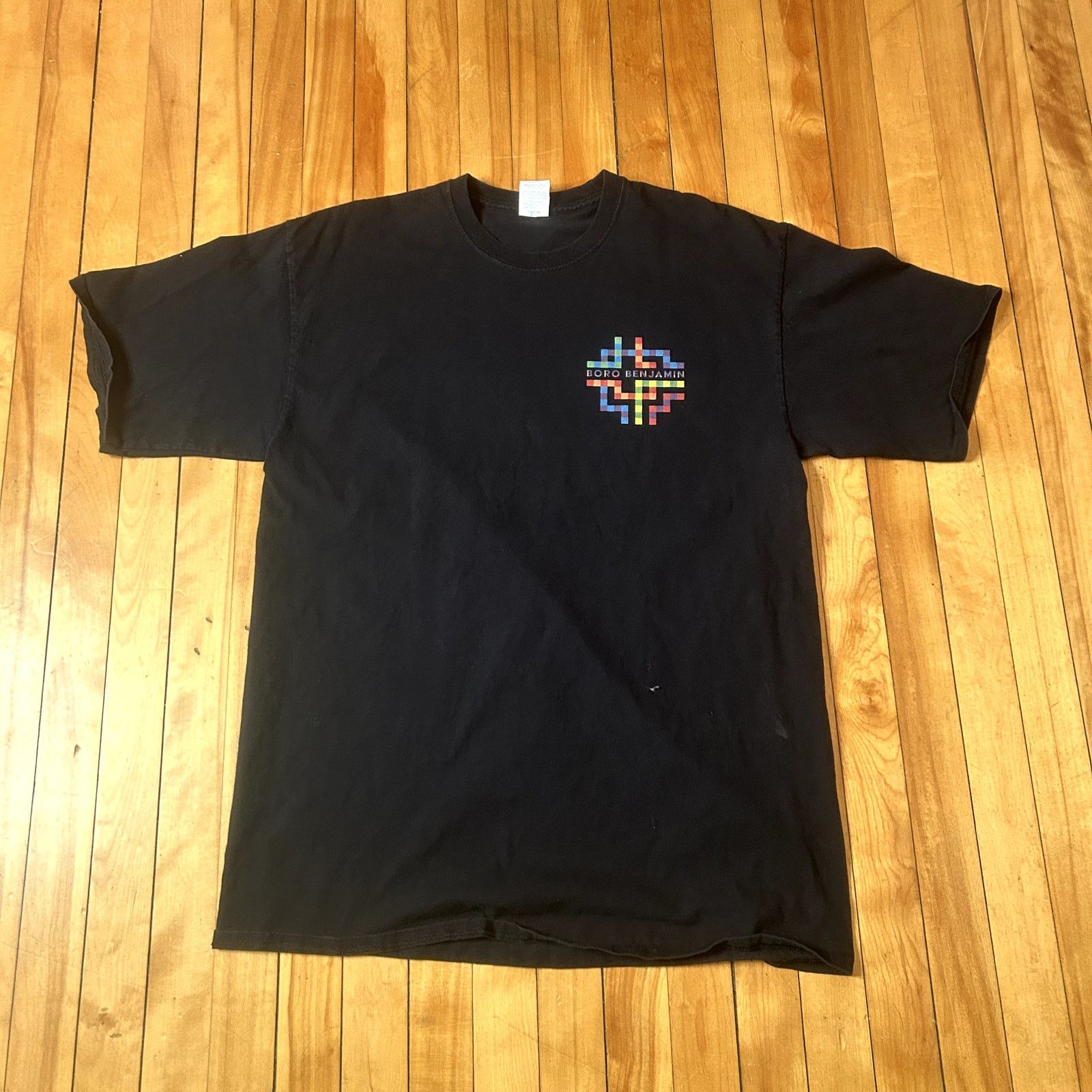 Vintage Modern Boro Benjamin Black T-Shirt XL Size US XL / EU 56 / 4 - 3 Thumbnail