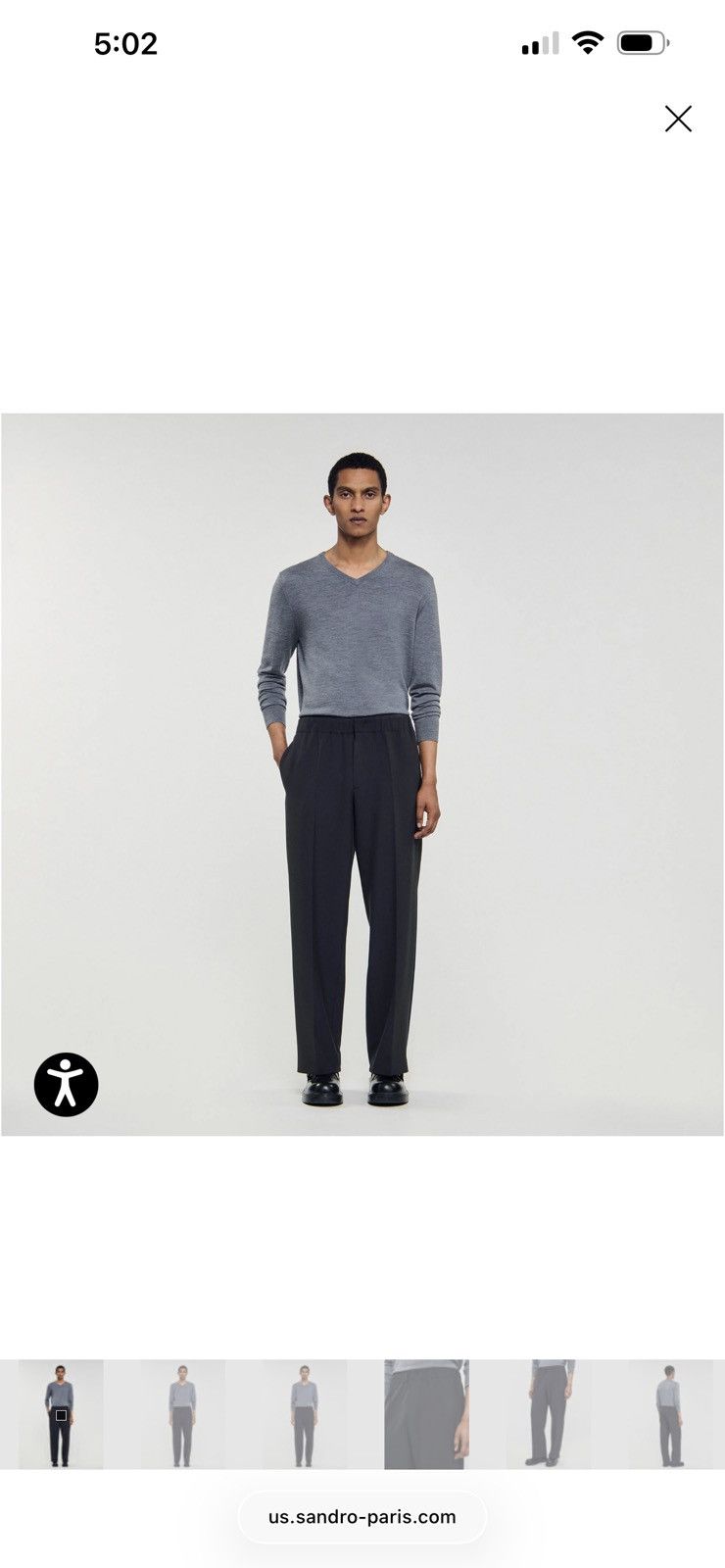 Sandro Sandro Trousers Size US 32 / EU 48 - 5 Thumbnail