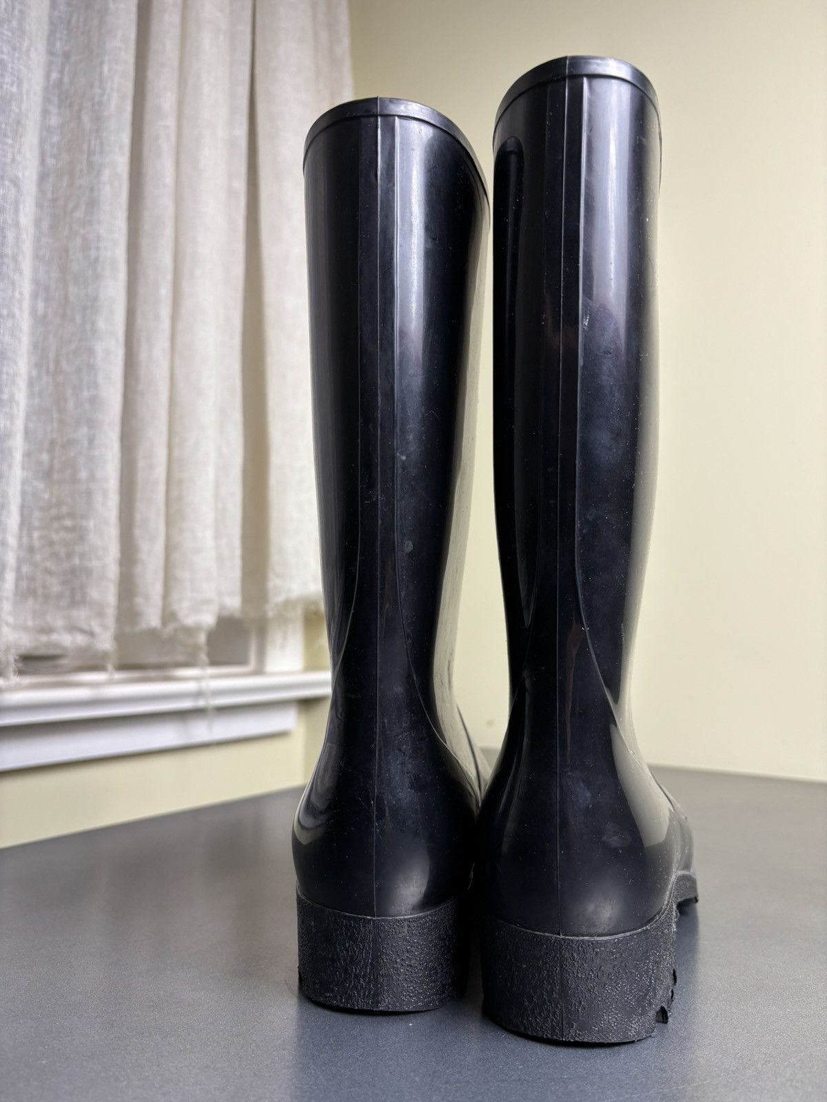 Designer × Hunter × Vintage Vintage Jelly Boots Made in France Clear Rain Boots Garden 8 Size US 8 / IT 38 - 14 Thumbnail