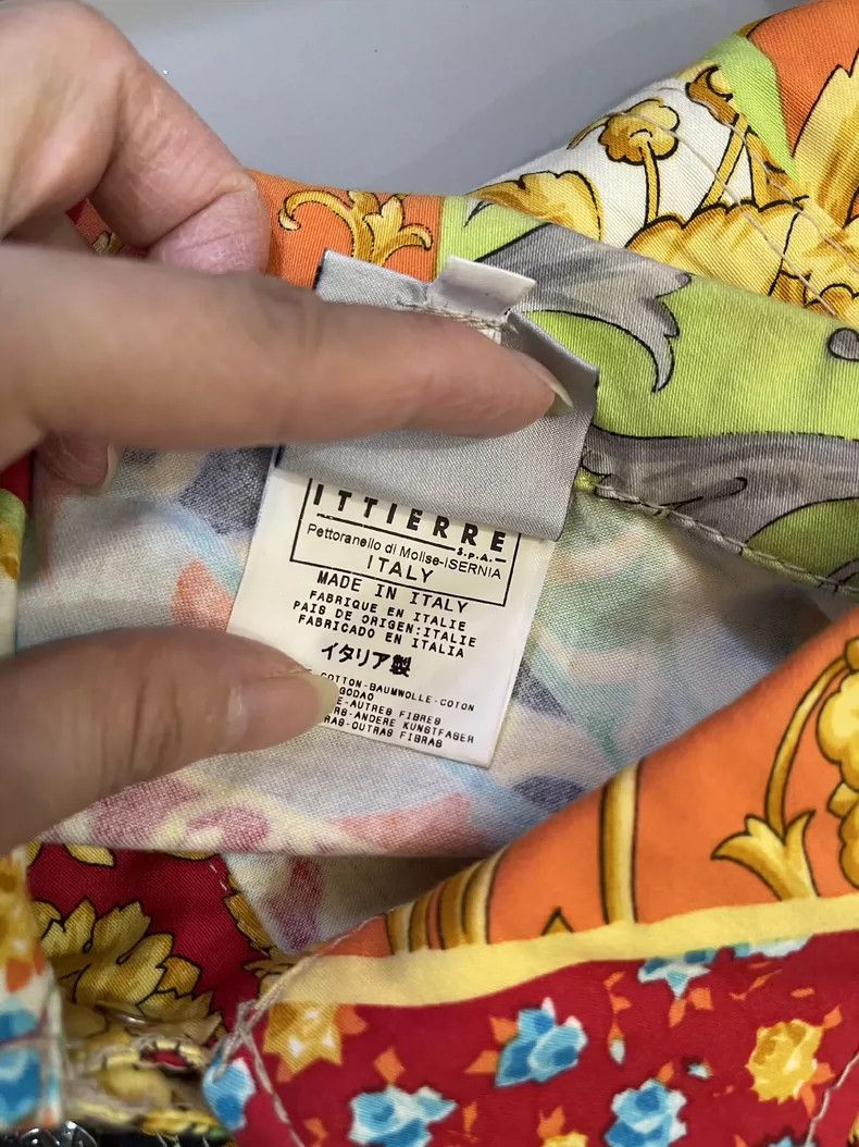 Versace Versace Reworked floral jacket women's coat Size S / US 4 / IT 40 - 6 Thumbnail