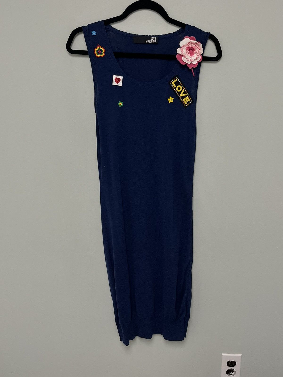 Moschino Flower patch dress. Size 4 Size S / US 4 / IT 40 - 4 Thumbnail