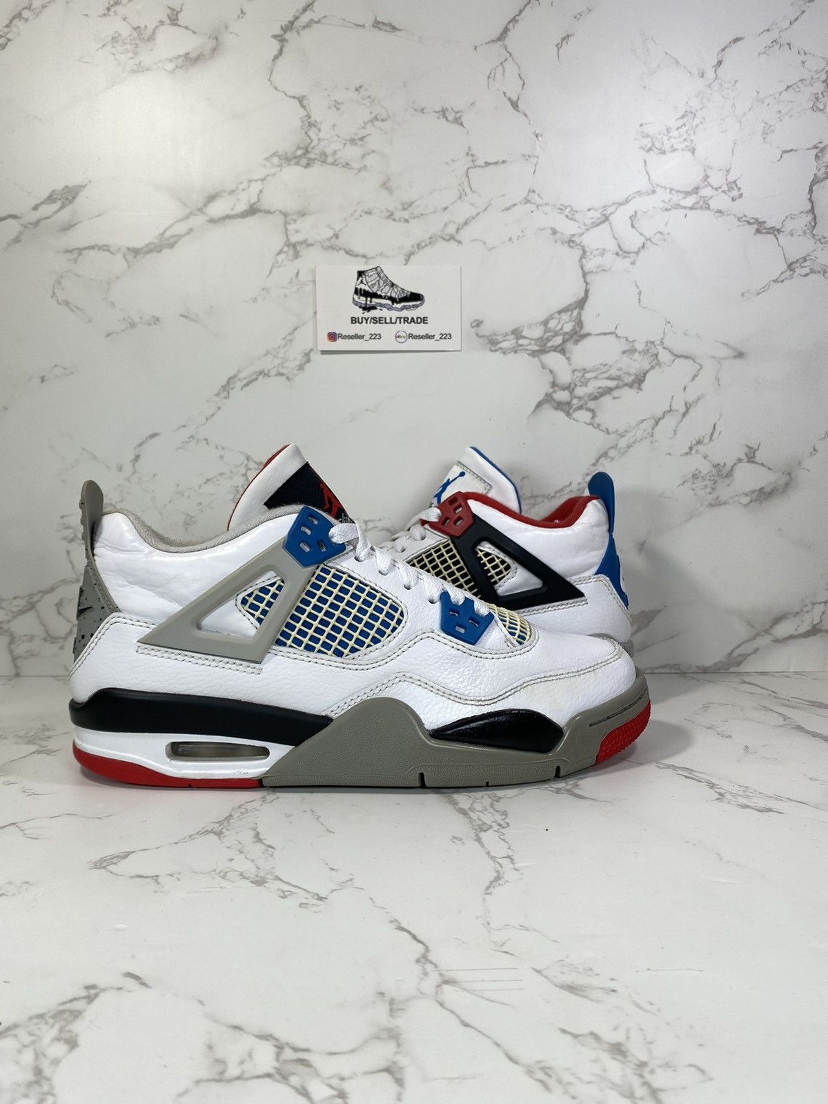 Jordan Brand Air Jordan 4 Retro SE GS 'What The 4' Size US 7 / IT 37 - 1 Thumbnail