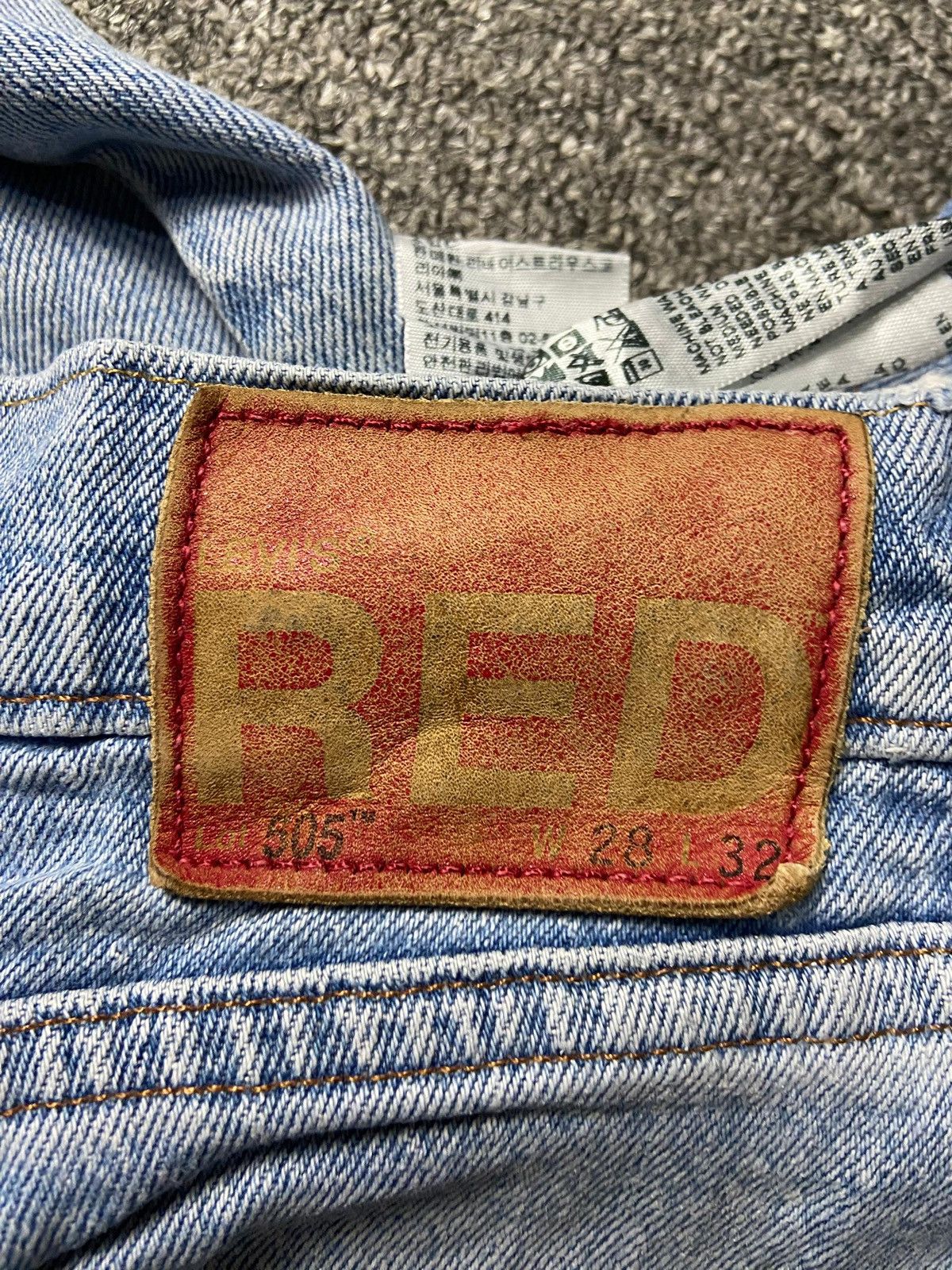Levi's Vintage Levis Red Tab 505 Denim Jeans (158) Size US 29 - 3 Thumbnail