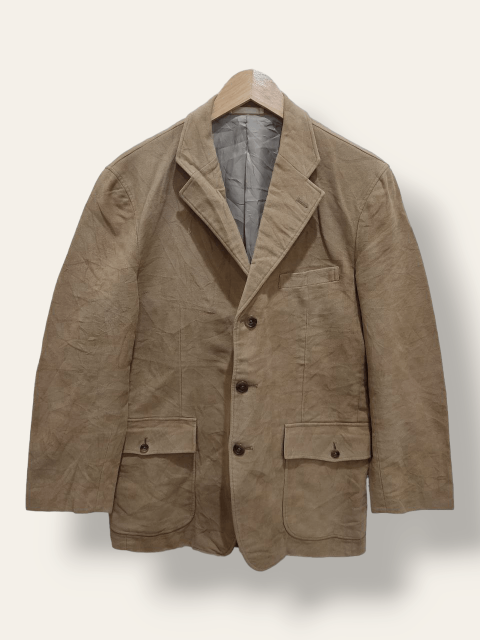 image of Archival Clothing x Chaps Ralph Lauren Chaps Ralph Laurent 3 Button Sport Coat Blazer Jacket in Bro