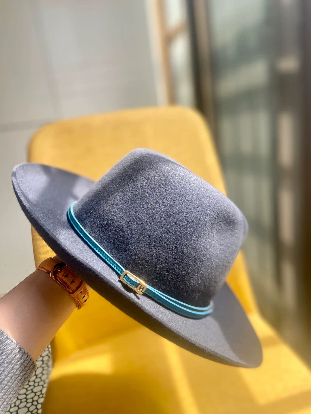 Borsalino Borsalino 99 New Unisex 57 Handmade Minimalist Hat Size ONE SIZE - 8 Thumbnail
