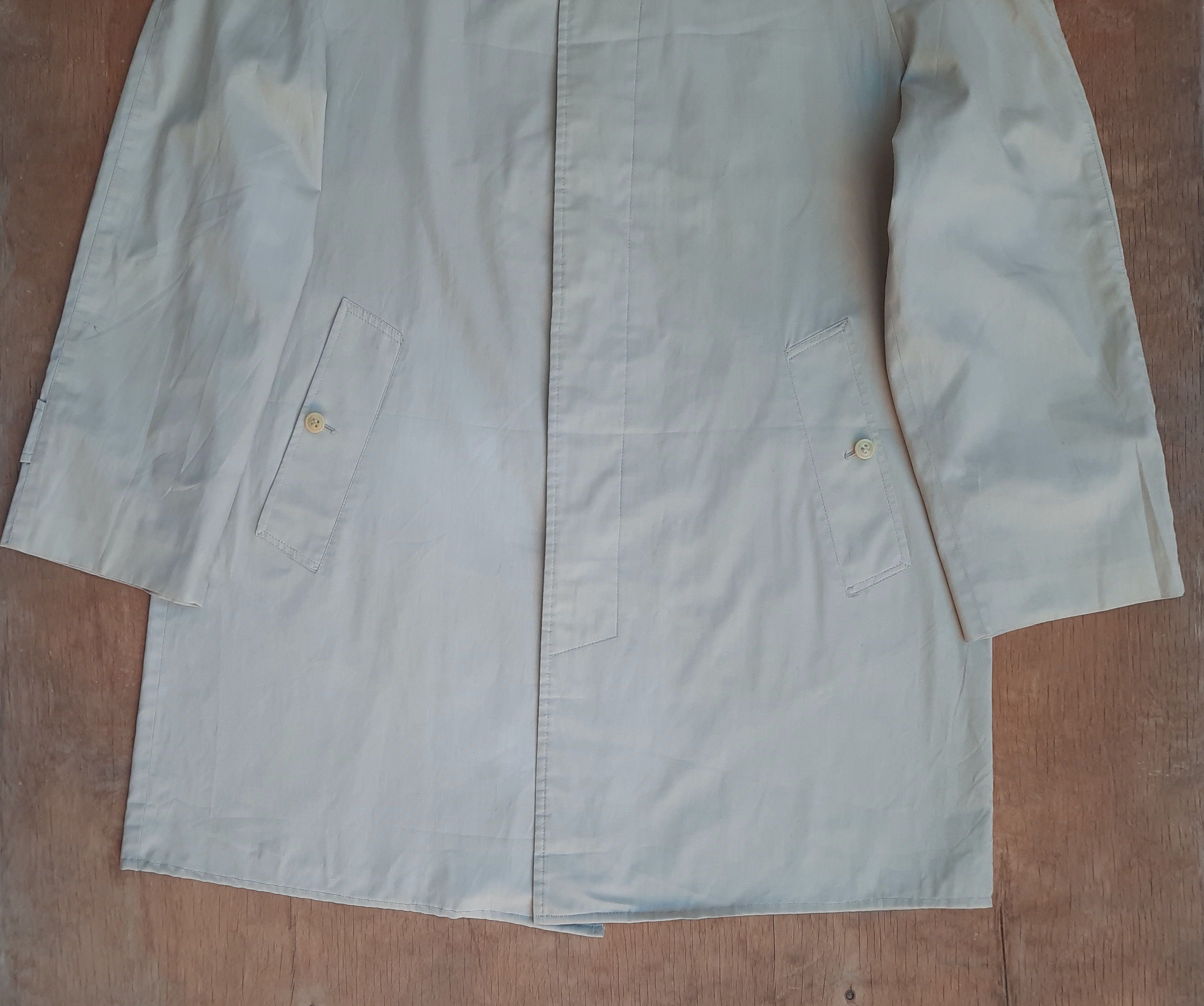 Burberry Vintage 90s Burberry Lightweight Trench Jacket Size M Size US M / EU 48-50 / 2 - 7 Thumbnail