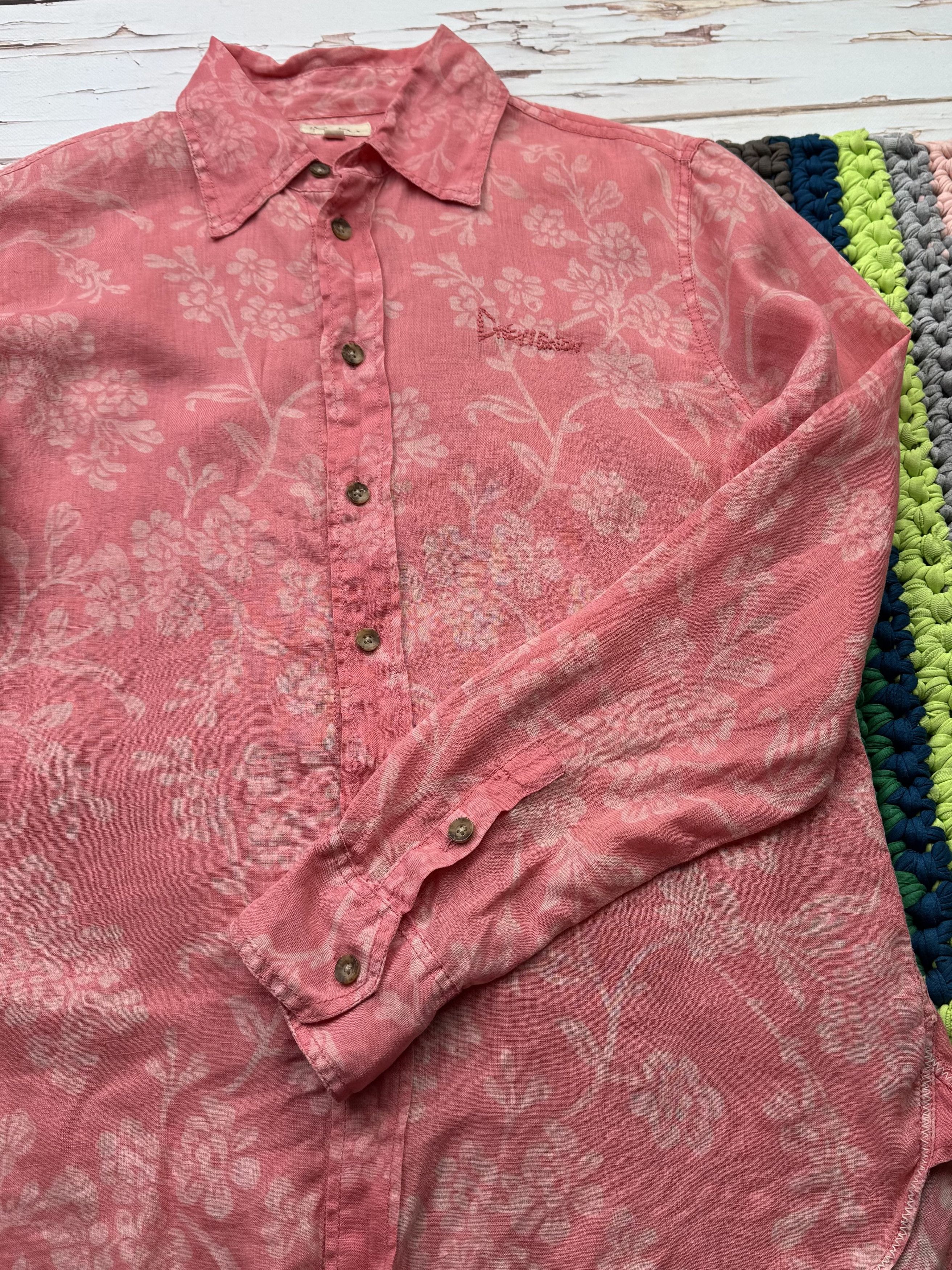 Chevignon Chevignon Vintage Linen Shirt (D10) Size US XL / EU 56 / 4 - 4 Thumbnail