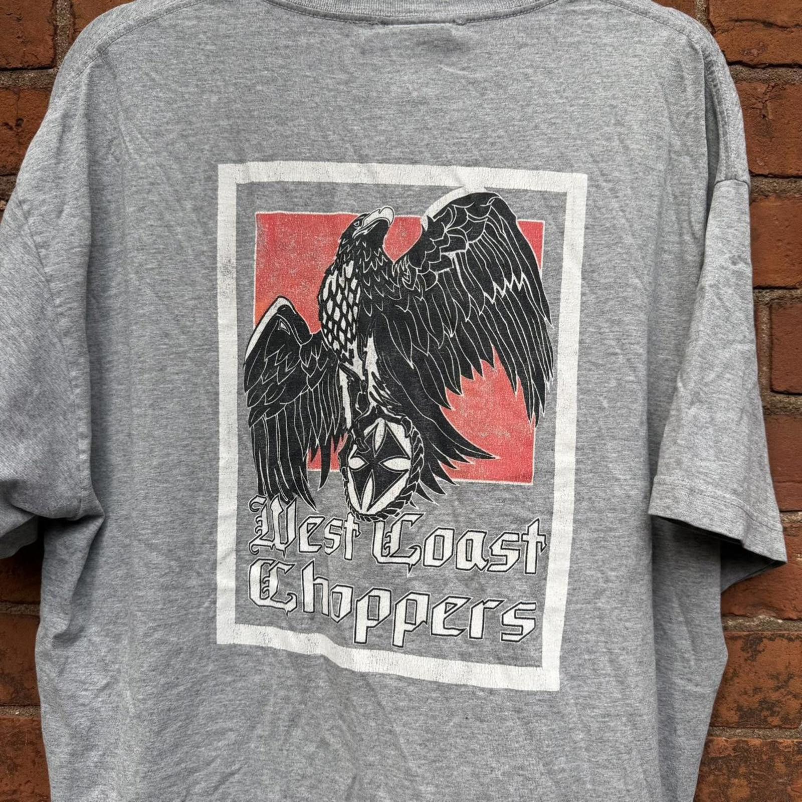 West Coast Choppers vintage west coast choppers t shirt 00s XL Size US XL / EU 56 / 4 - 4 Thumbnail