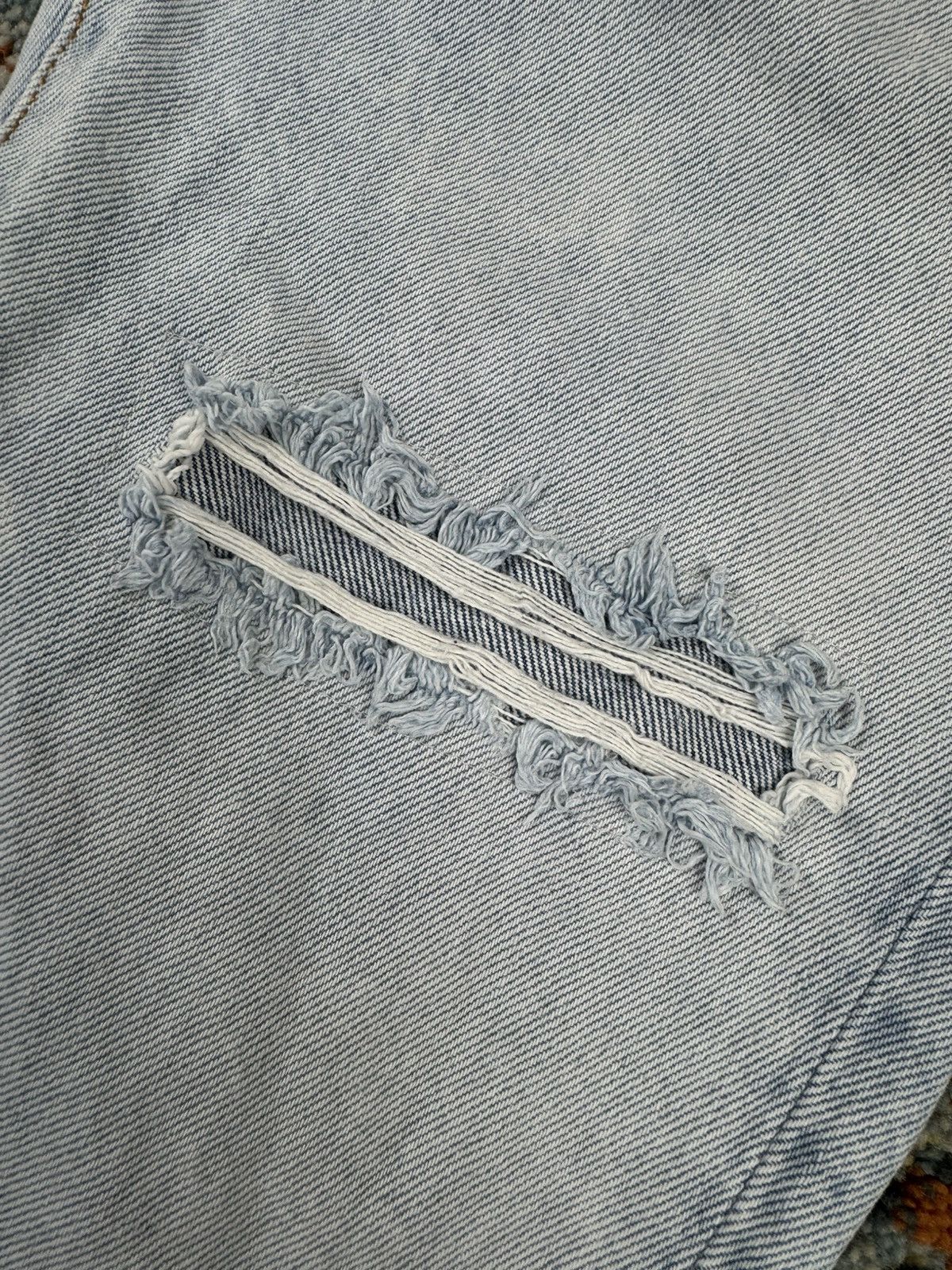 Off-White Off-White corp distress skinny light washed denim Size US 32 / EU 48 - 13 Thumbnail