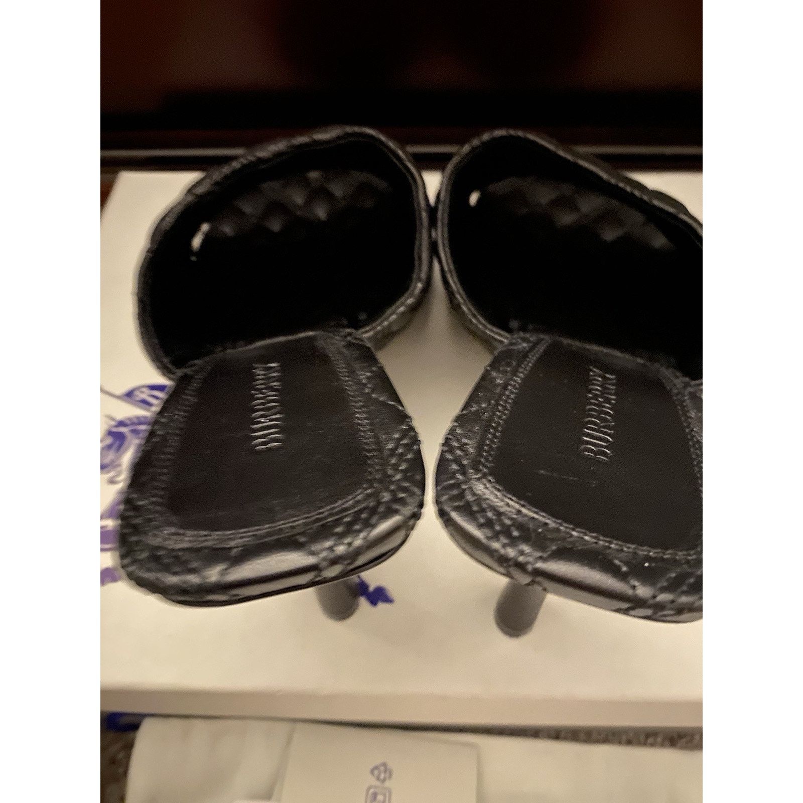 Burberry Burberry Quilted Leather Mule Blk NIB Sz 7 Size US 7 / IT 37 - 5 Thumbnail