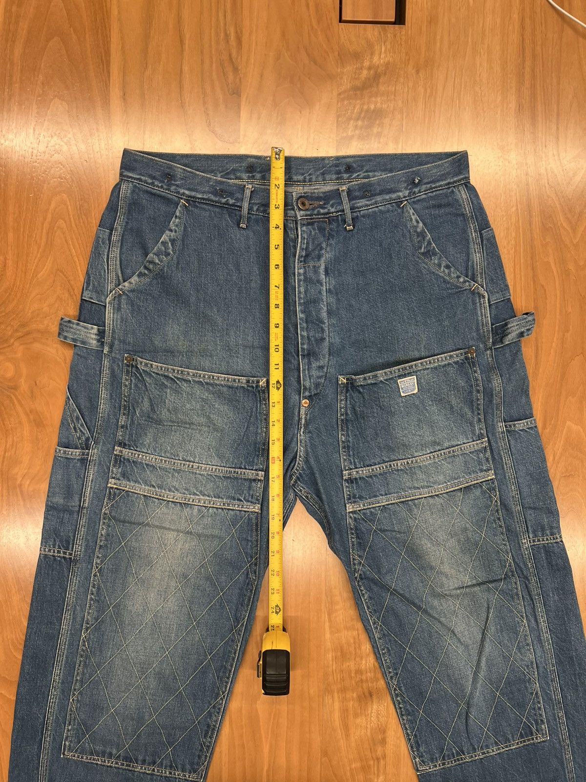 Kapital Kountry Custom Tailored Kapital Lumber Straight-Leg Panelled Jeans Size US 36 / EU 52 - 3 Thumbnail