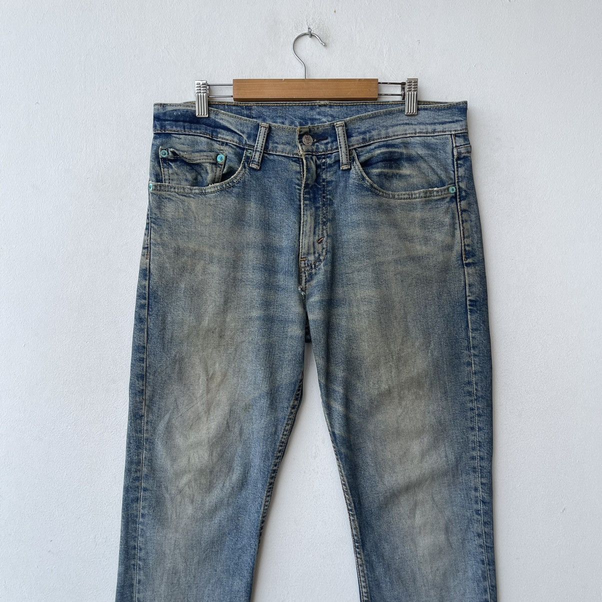 Levi's Vintage Levi's 508 Regular Taper Denim Jeans Distressed Size US 34 / EU 50 - 3 Thumbnail